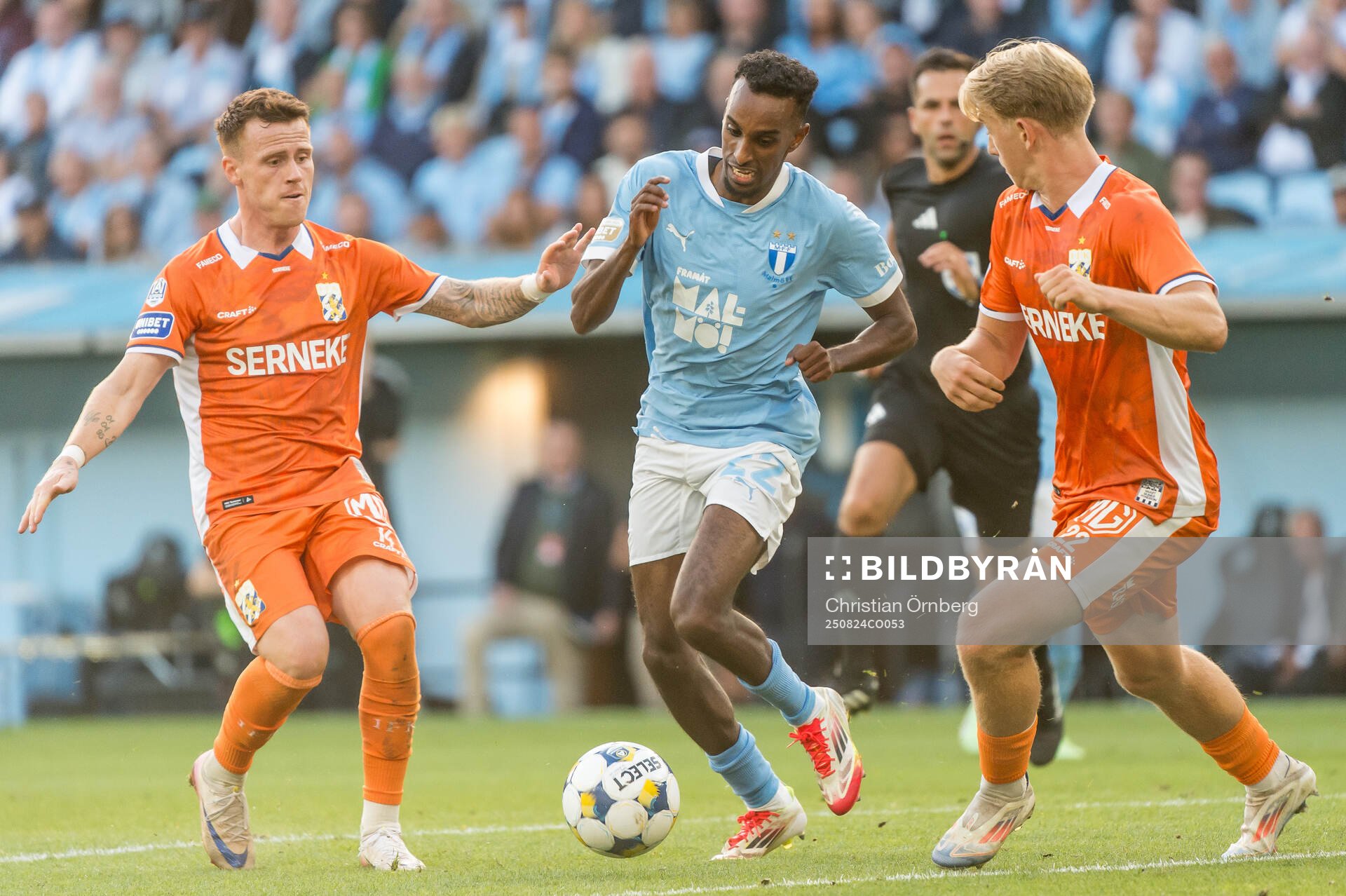 Malmö FFs Taha Ali, IFK Göteborgs Tobias Heintz och Noah