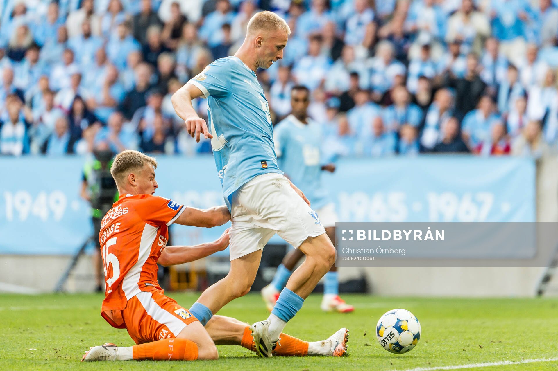 IFK Göteborgs David Kruse och Malmö FFs Daniel Gudjohnsen