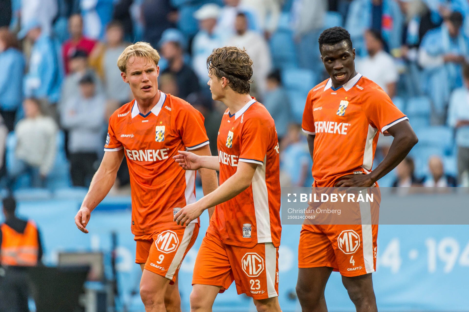 IFK Göteborgs Max Fenger, Kolbeinn Thordarson och Rockson