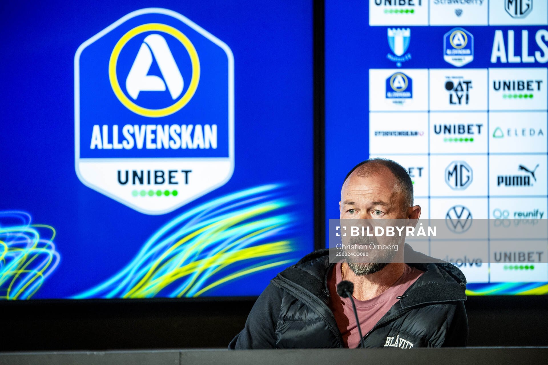 IFK Göteborgs tränare Joachim Björklund på en