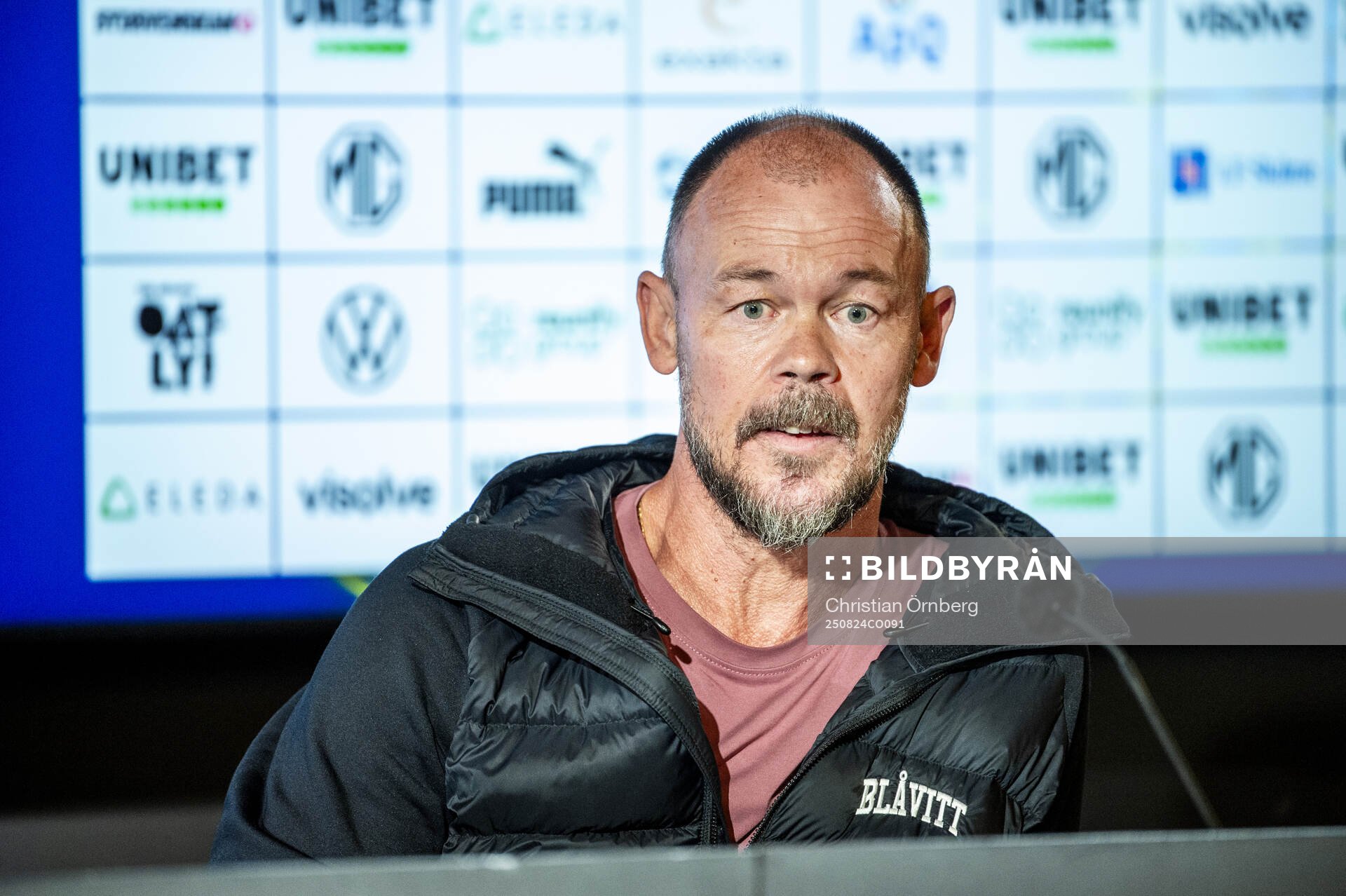 IFK Göteborgs tränare Joachim Björklund på en