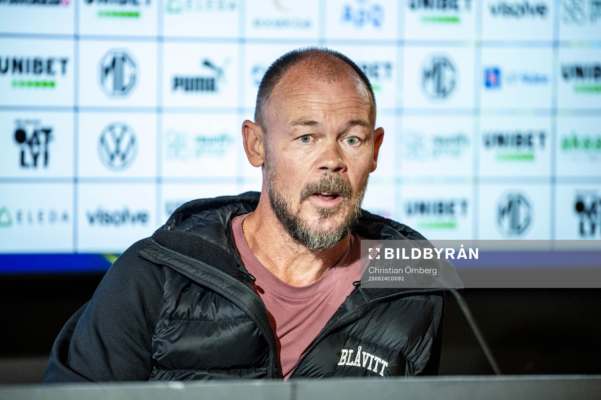 IFK Göteborgs tränare Joachim Björklund på en