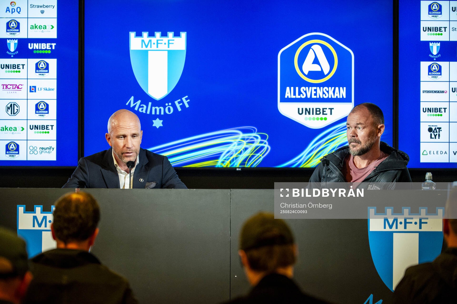 Malmö FFs huvudtränare Henrik Rydström och IFK