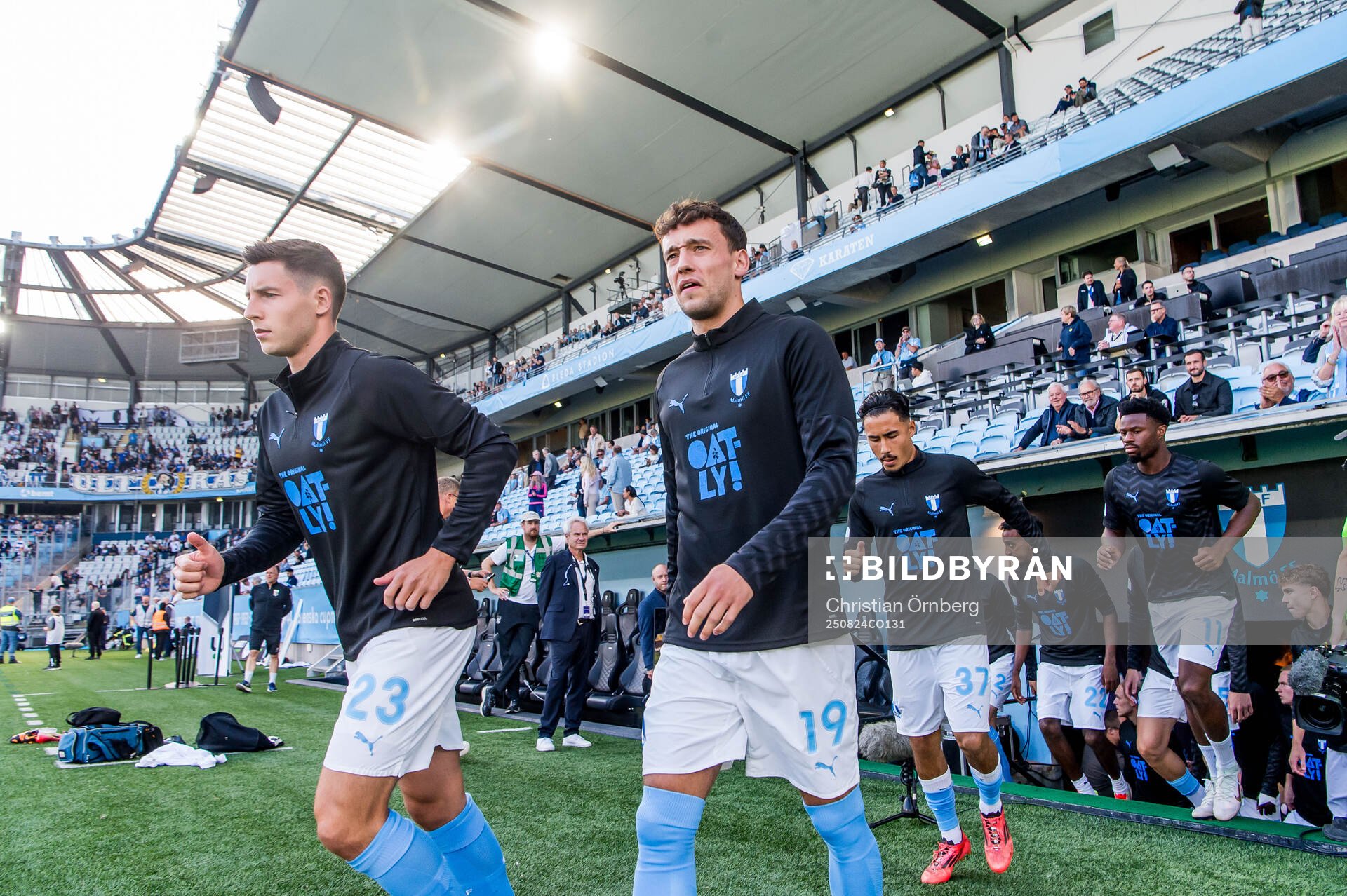 Malmö FFs Lasse Berg Johnsen och Colin Rösler