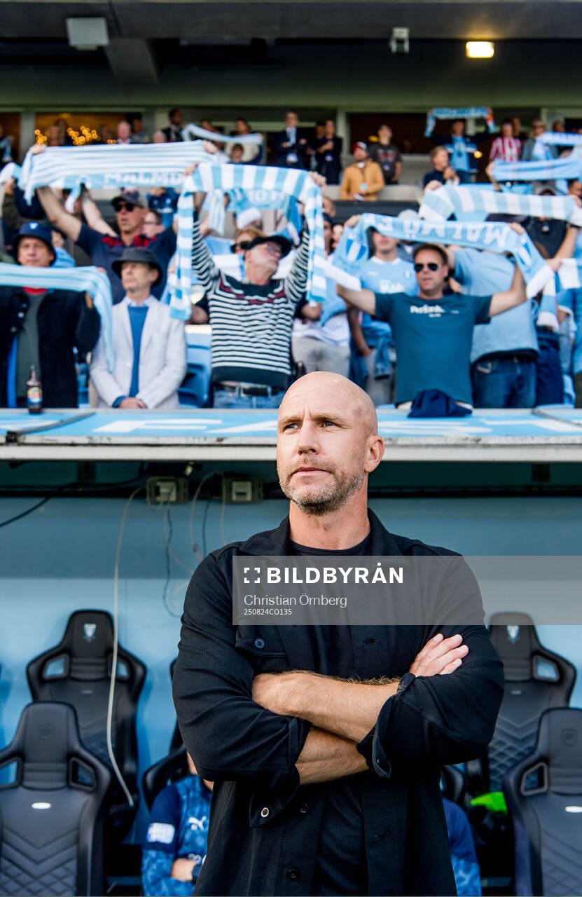 Malmö FFs huvudtränare Henrik Rydström