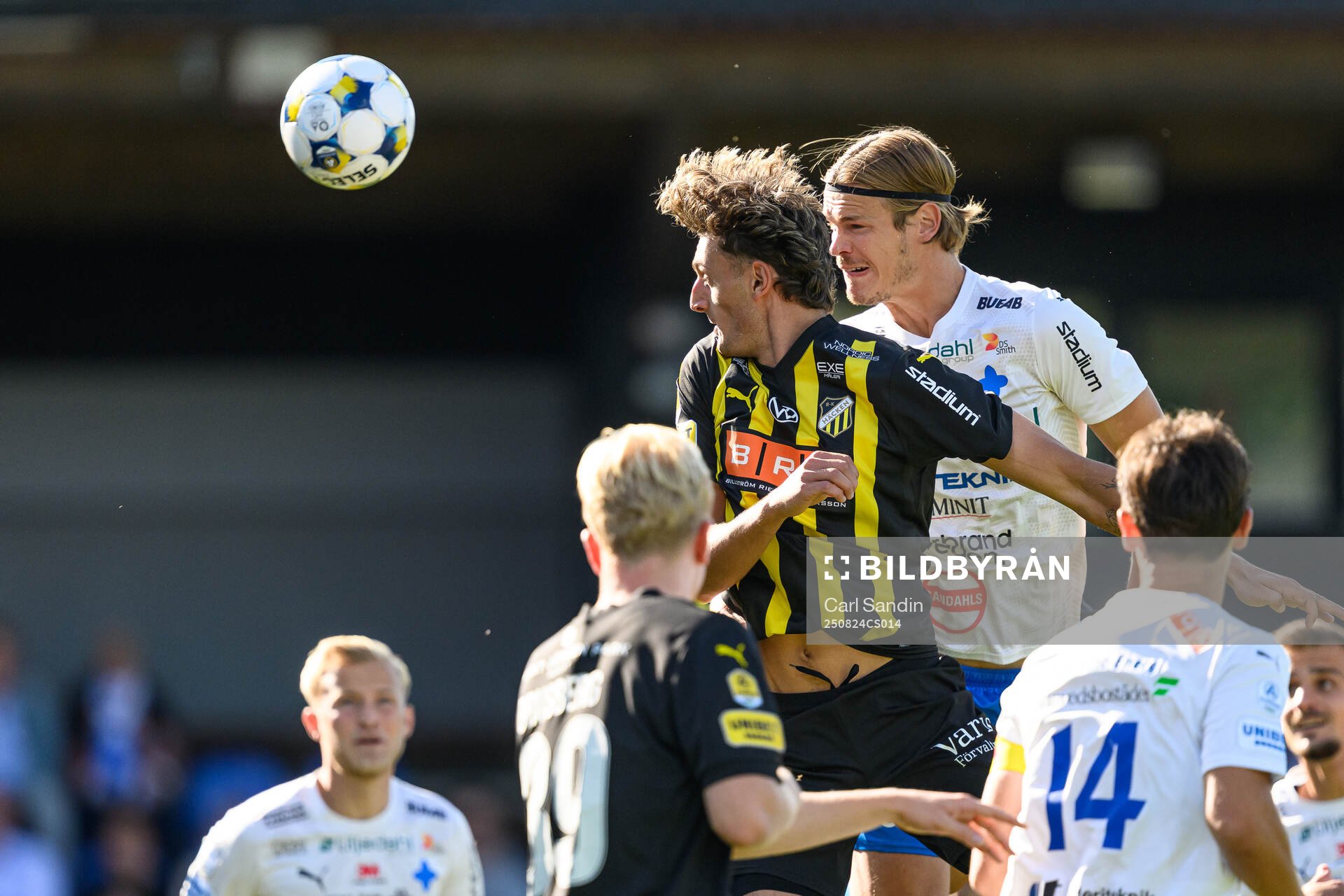 Häckens Silas Andersson och Värnamos Hugo Andersson