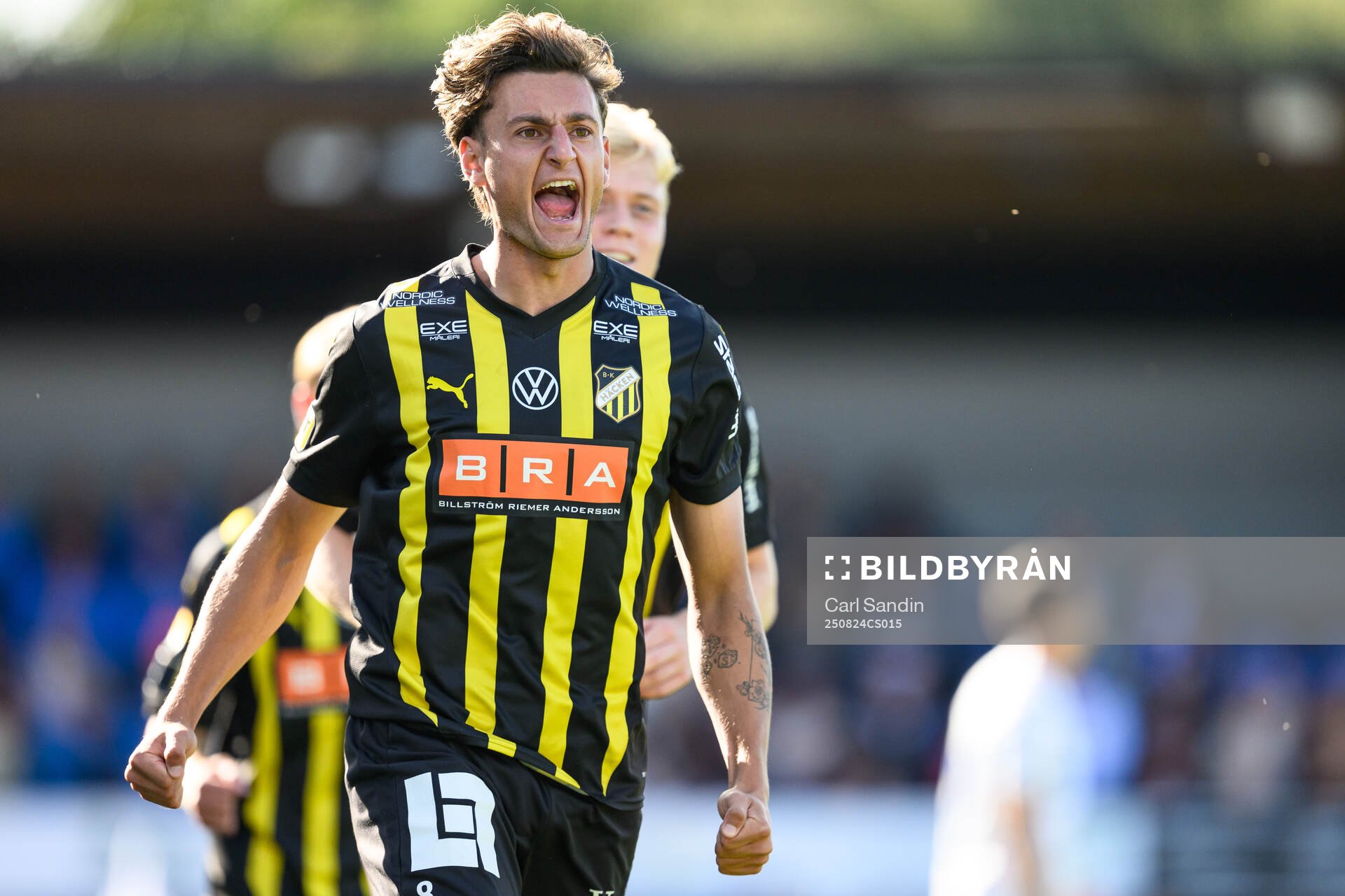 Häckens Silas Andersen jublar