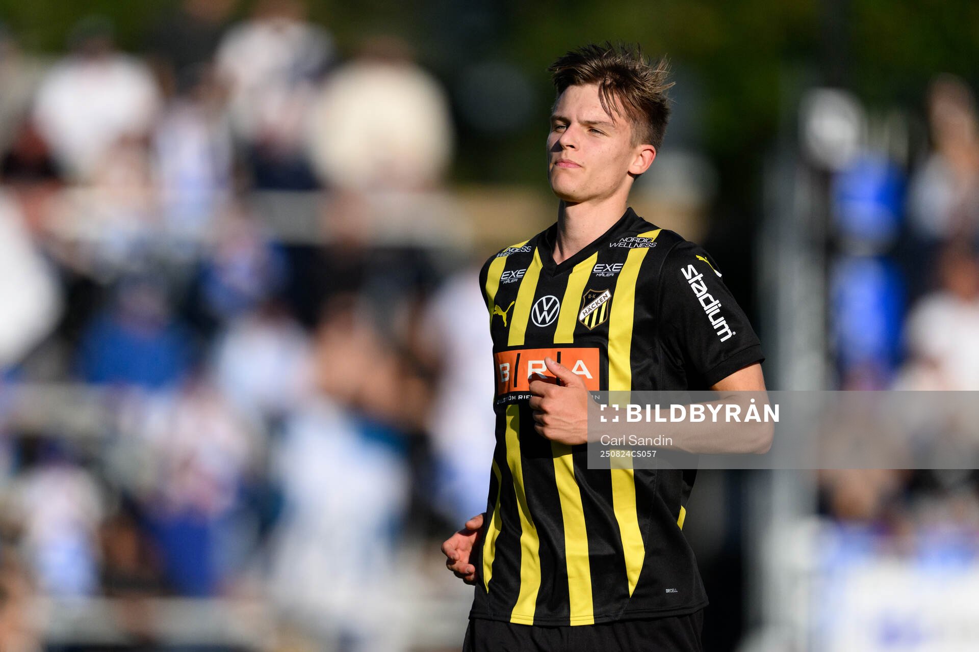 Häckens Adrian Svanbäck jublar