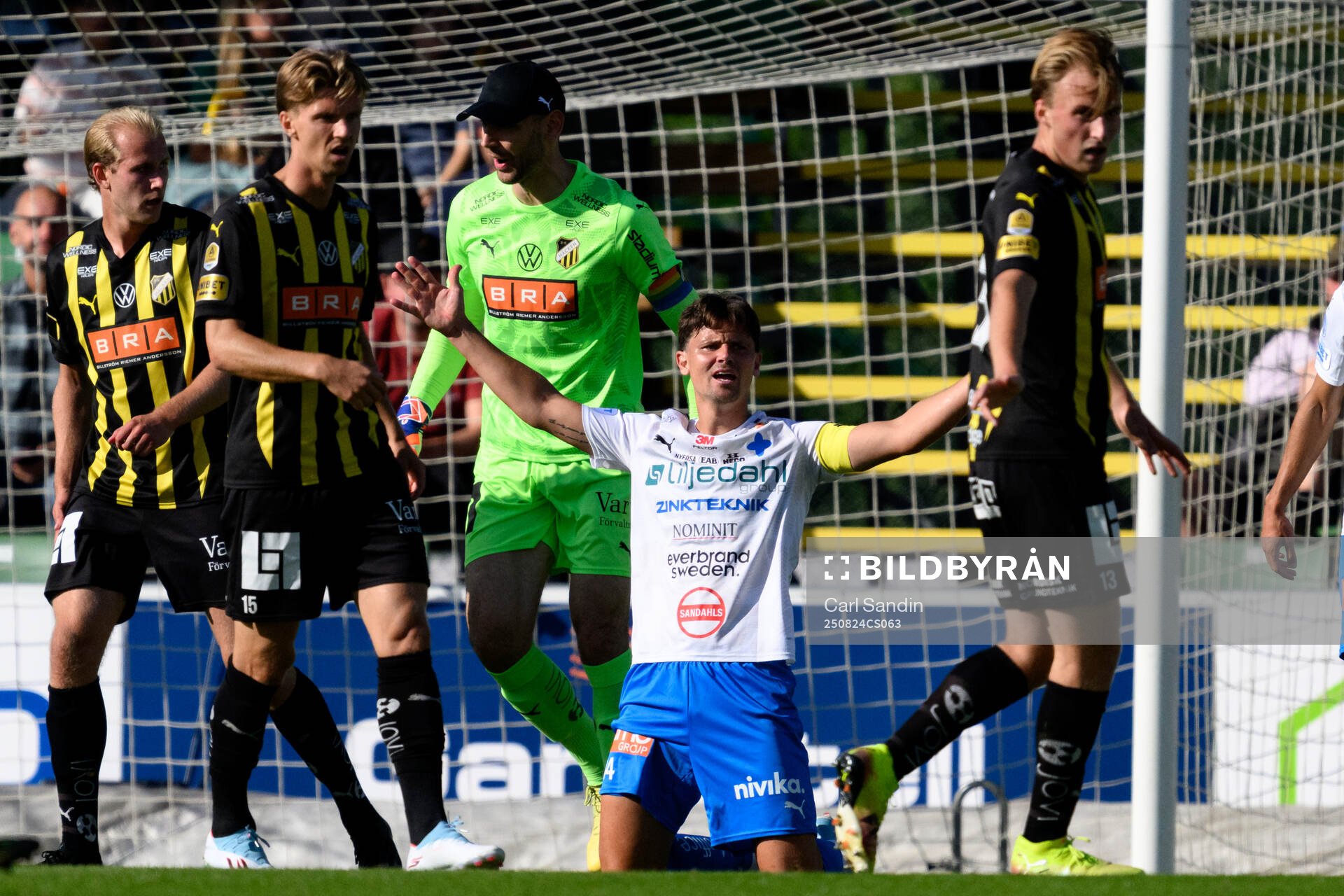 Värnamos Marcus Antonsson reagerar