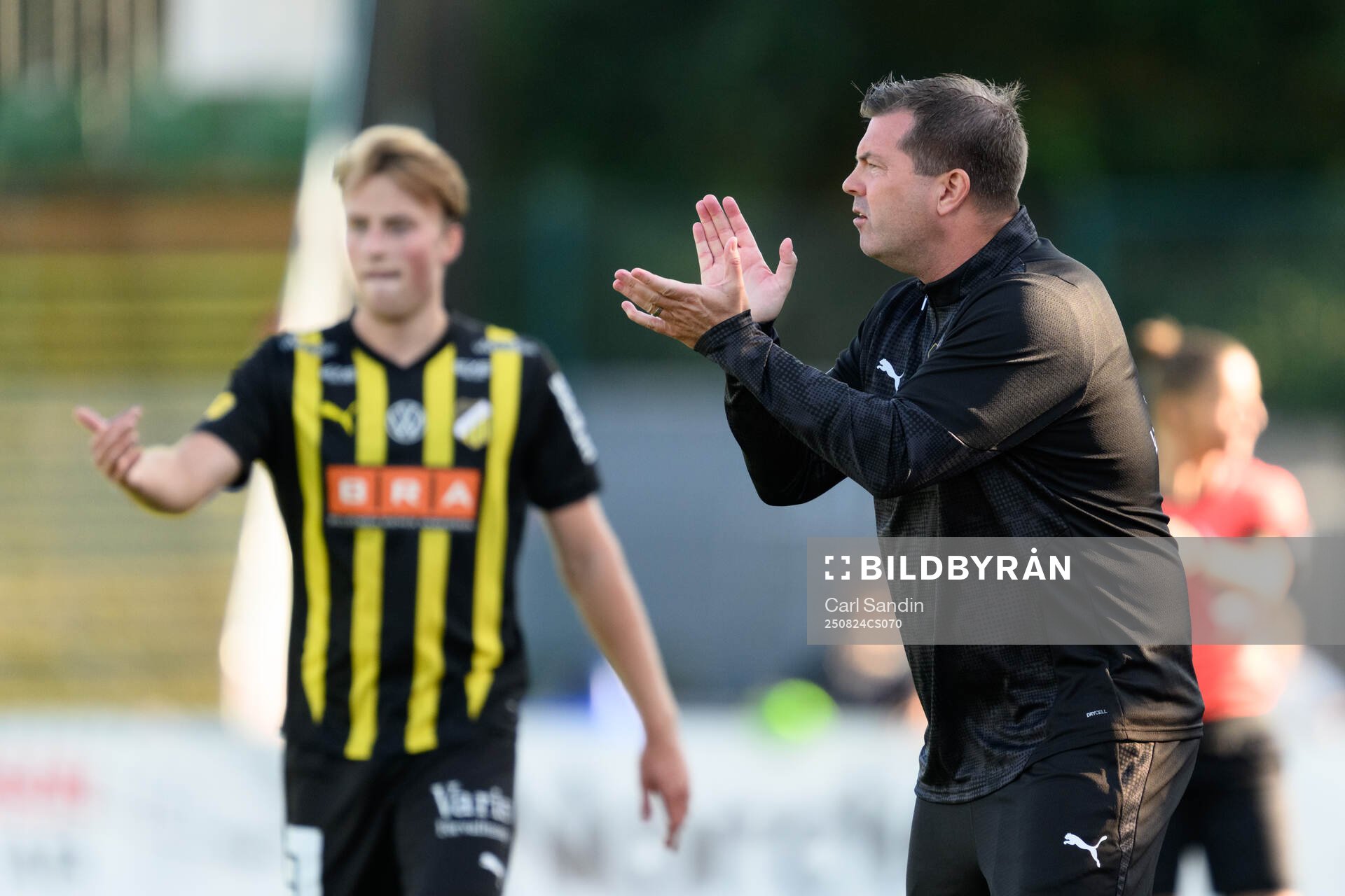 Häckens tränare Jens Gustafsson