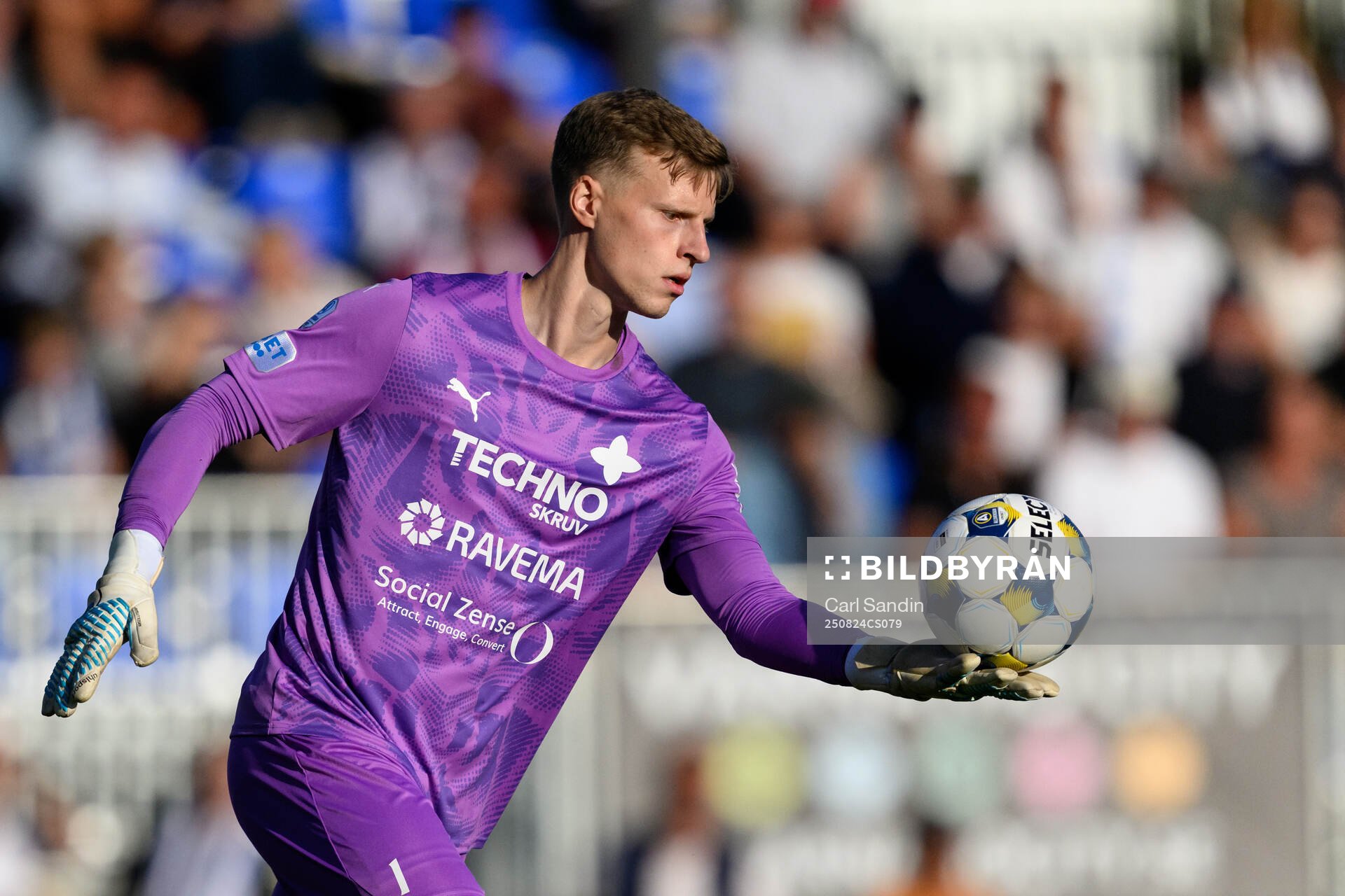 Värnamos målvakt Hugo Keto