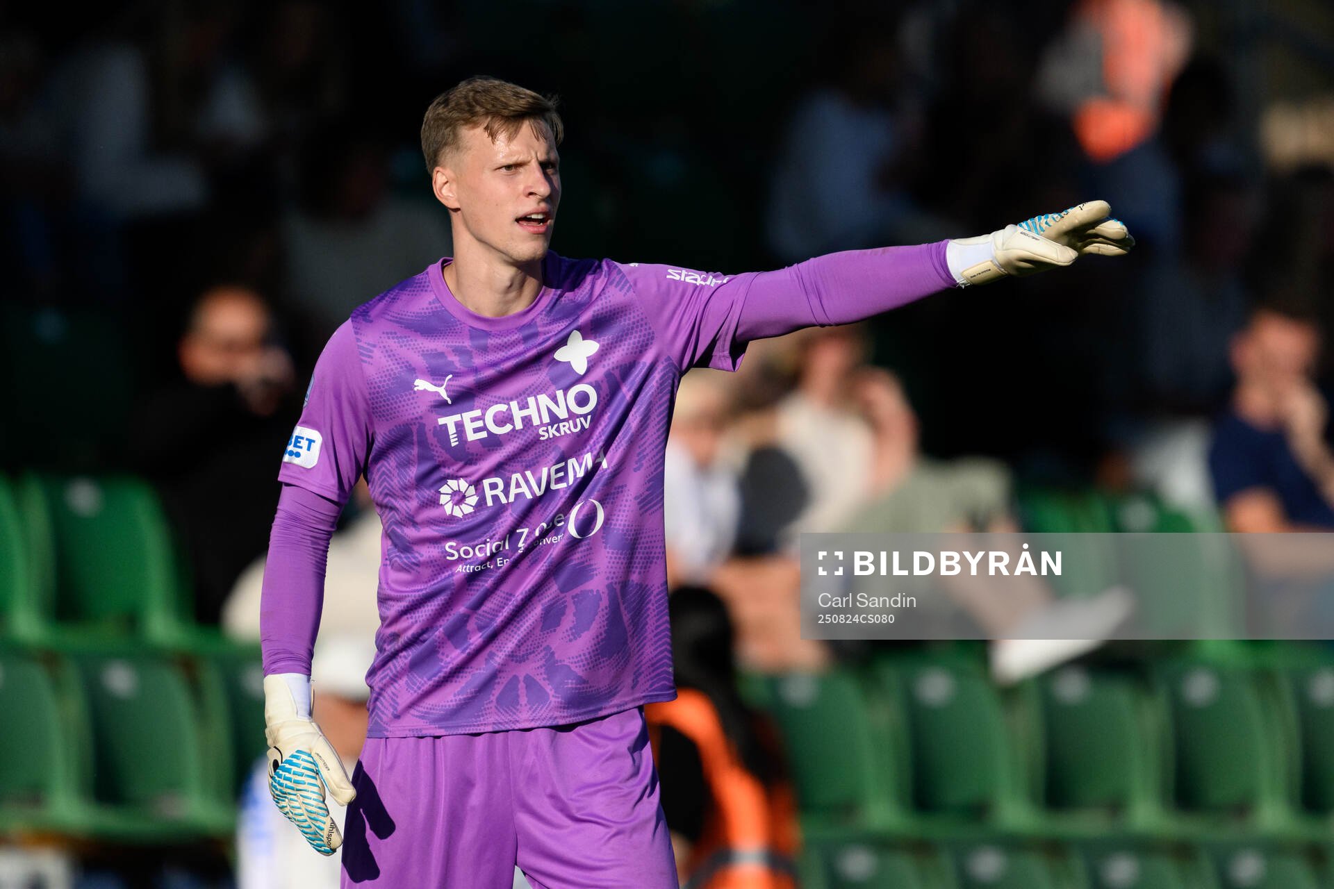 Värnamos målvakt Hugo Keto