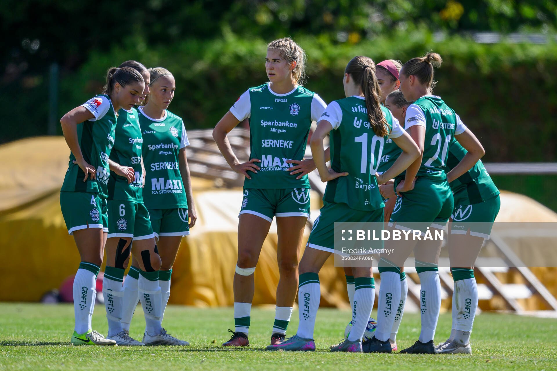Alingsås spelare samlas