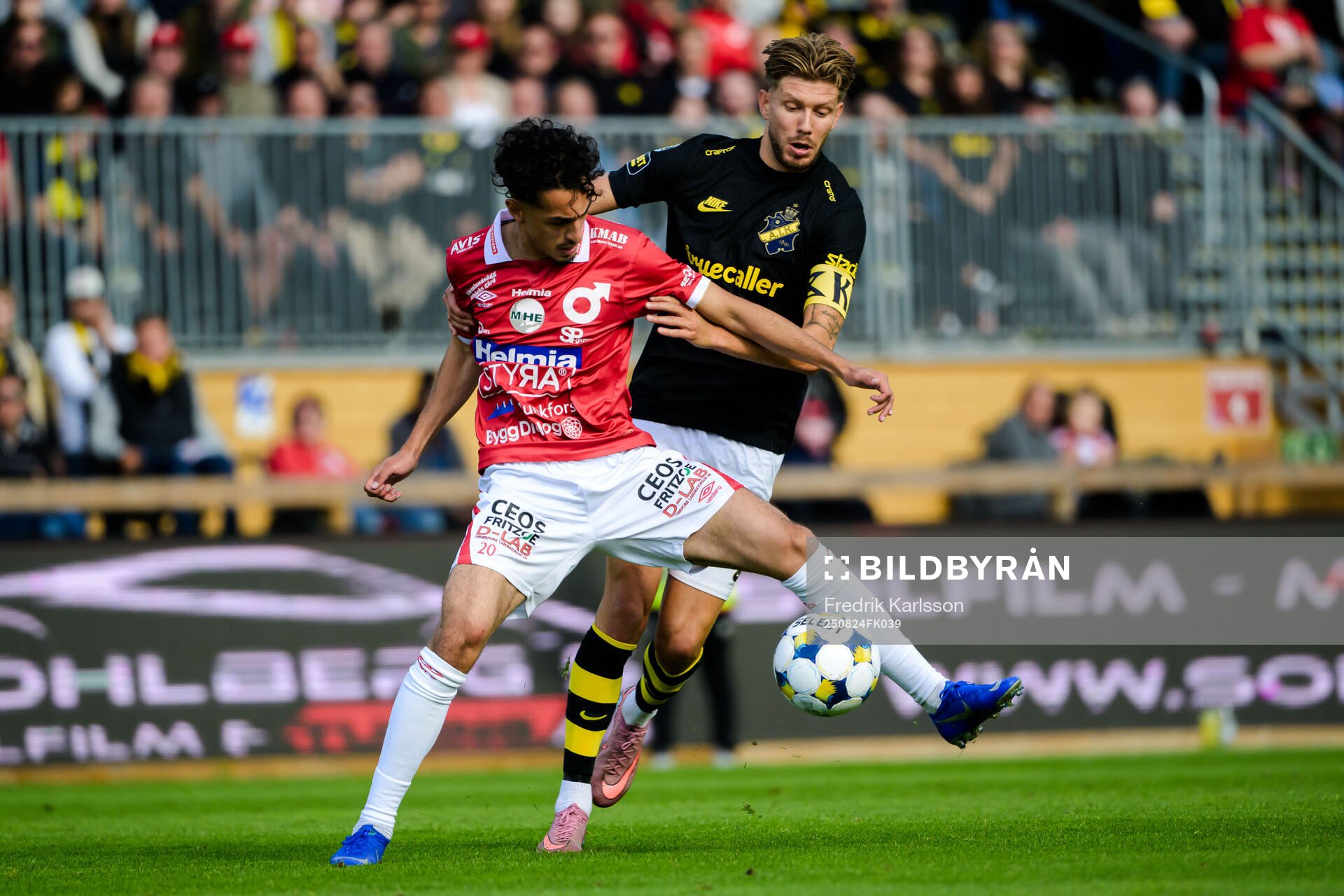 Degerfors Elias Barsoum och AIKs Anton Salétros