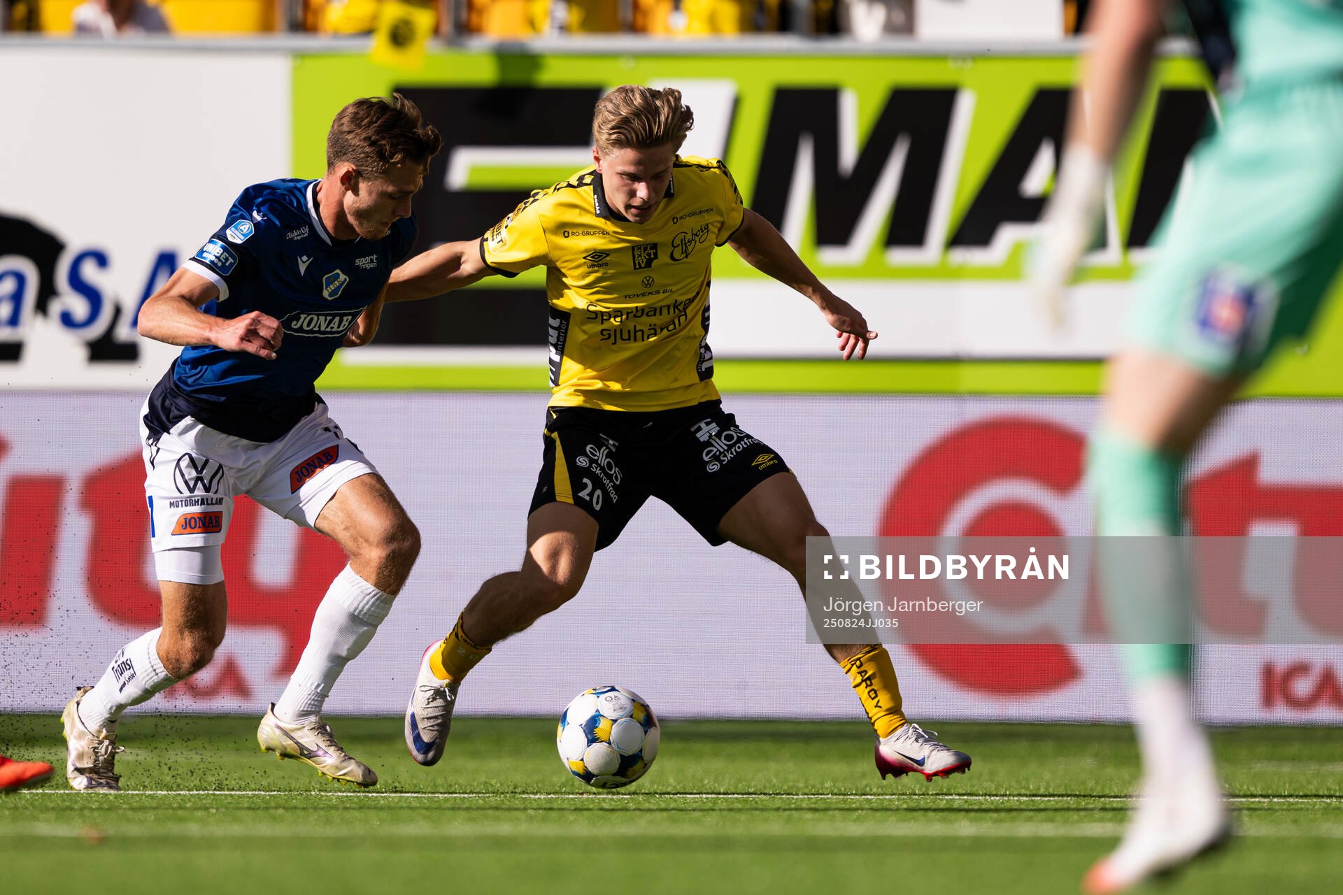 Halmstads Villiam Granath och Elfsborgs Gottfrid Rapp