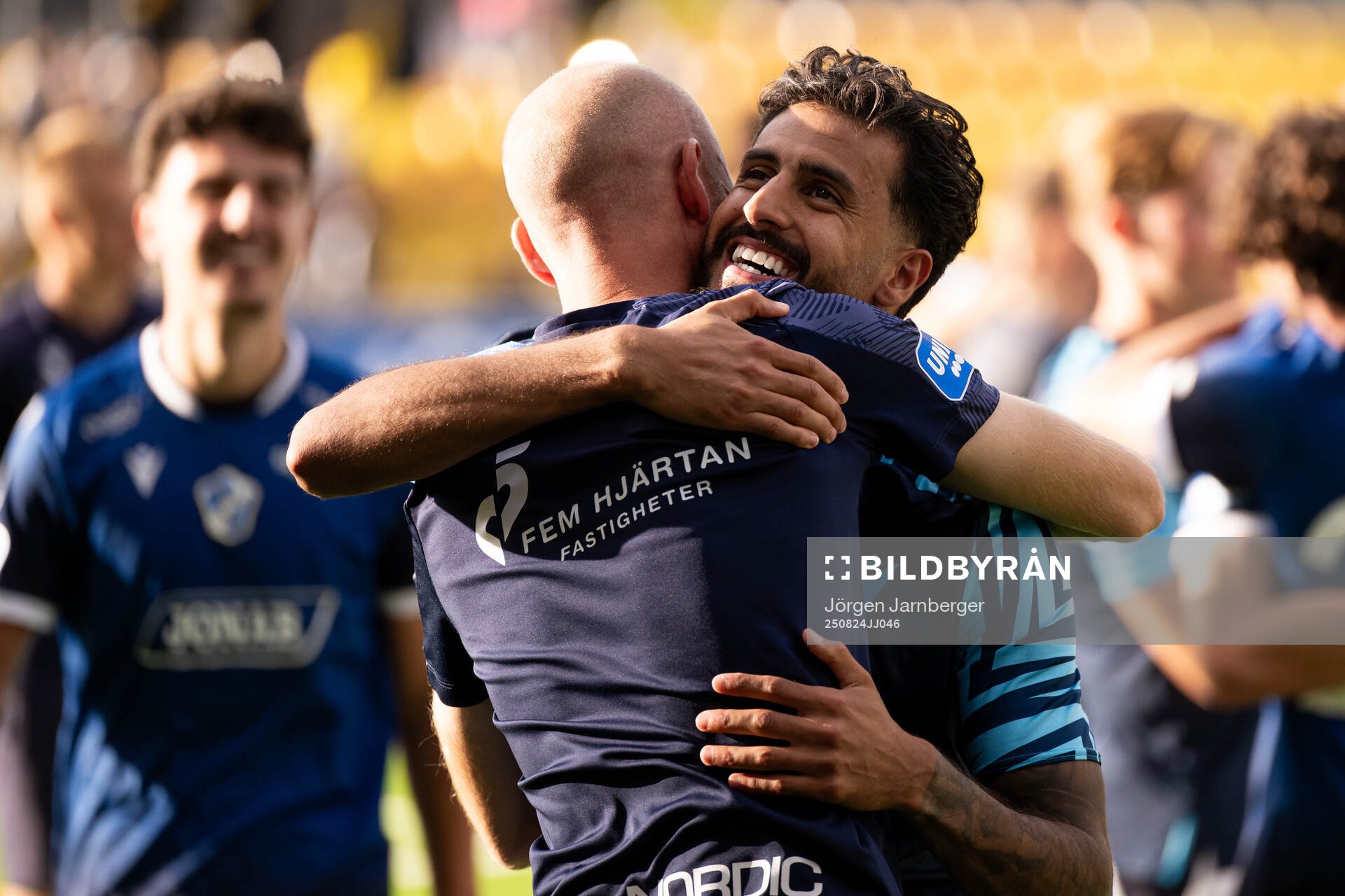 Halmstads Rami Kaib jublar