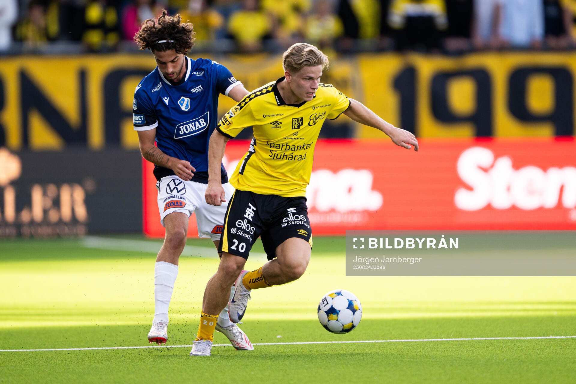 Halmstads Rocco Ascone och Elfsborgs Gottfrid Rapp