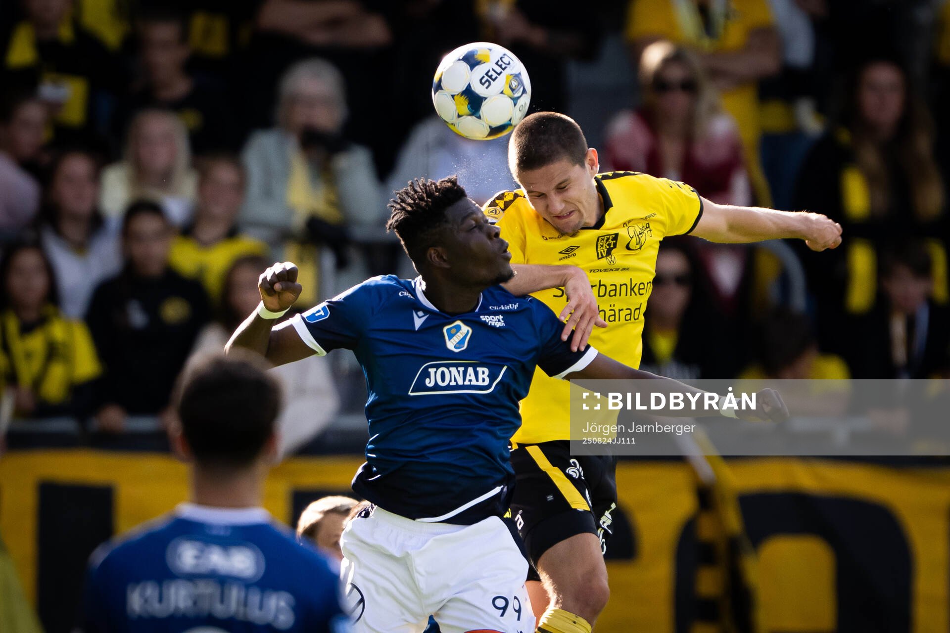 Halmstads Emmanuel Yeboah och Elfsborgs Rasmus Wikström