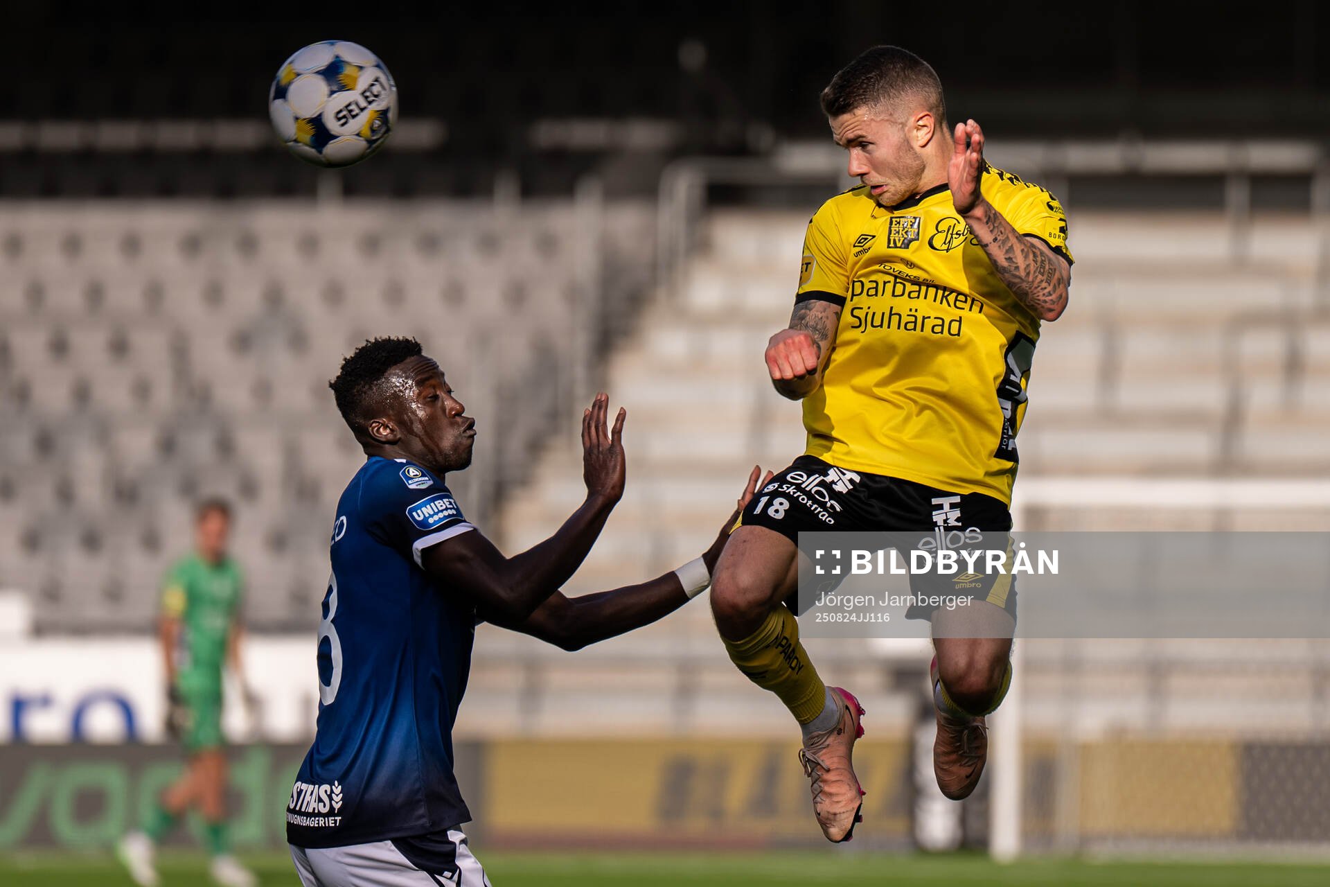 Halmstads Naeem Mohammed och Elfsborgs Julius Magnusson
