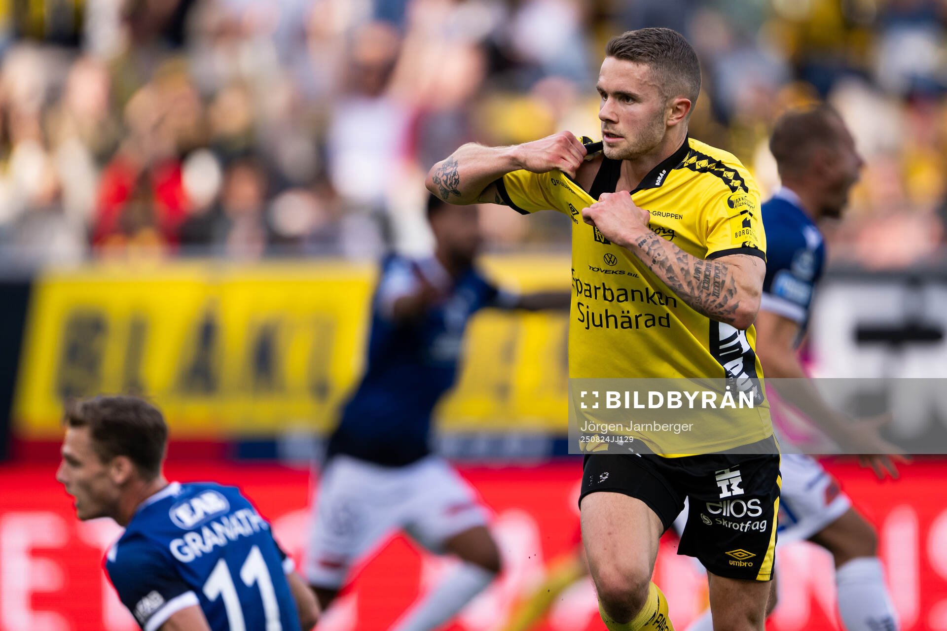 Elfsborgs Julius Magnusson jublar
