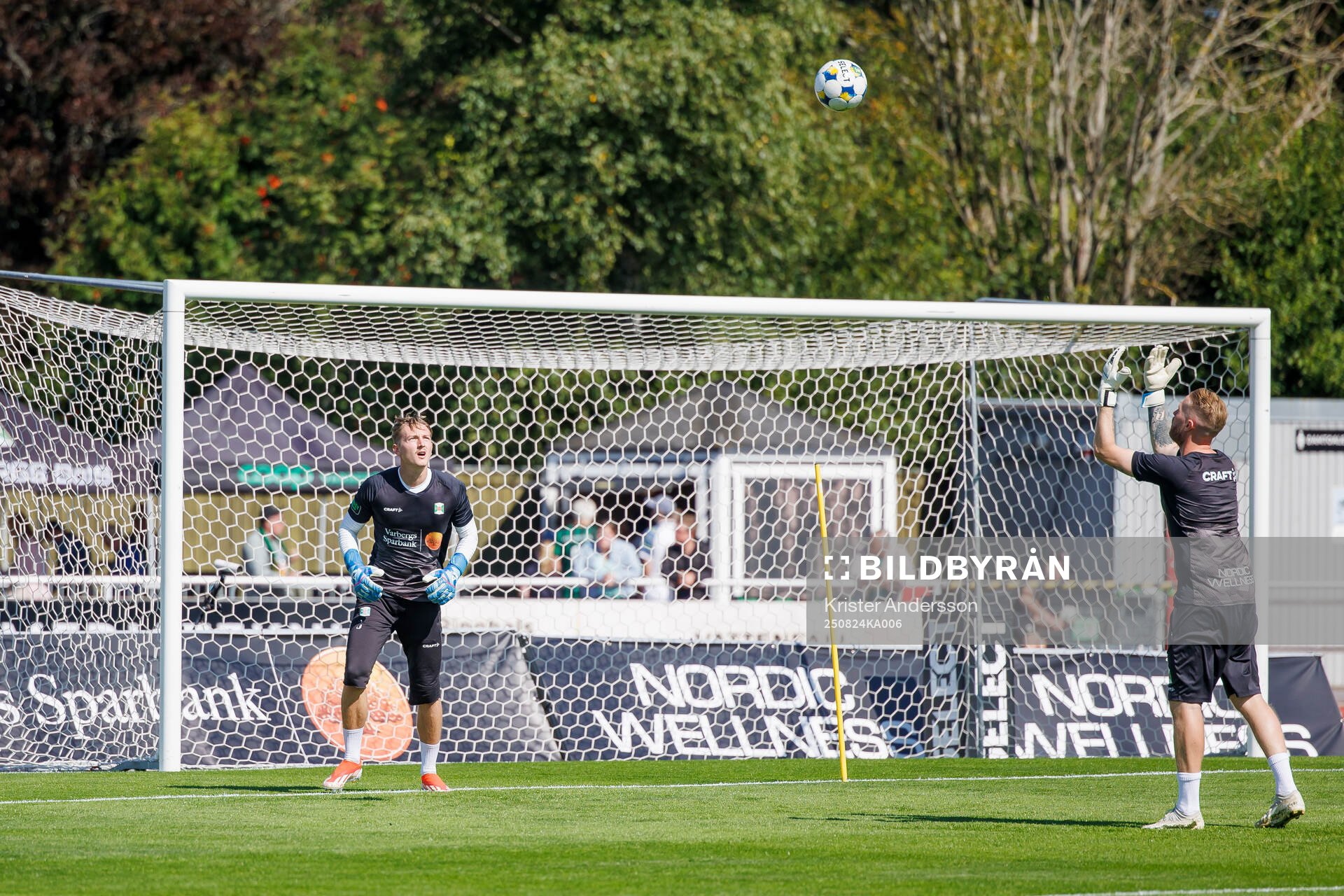 Varbergs målvakt Viktor Dryselius