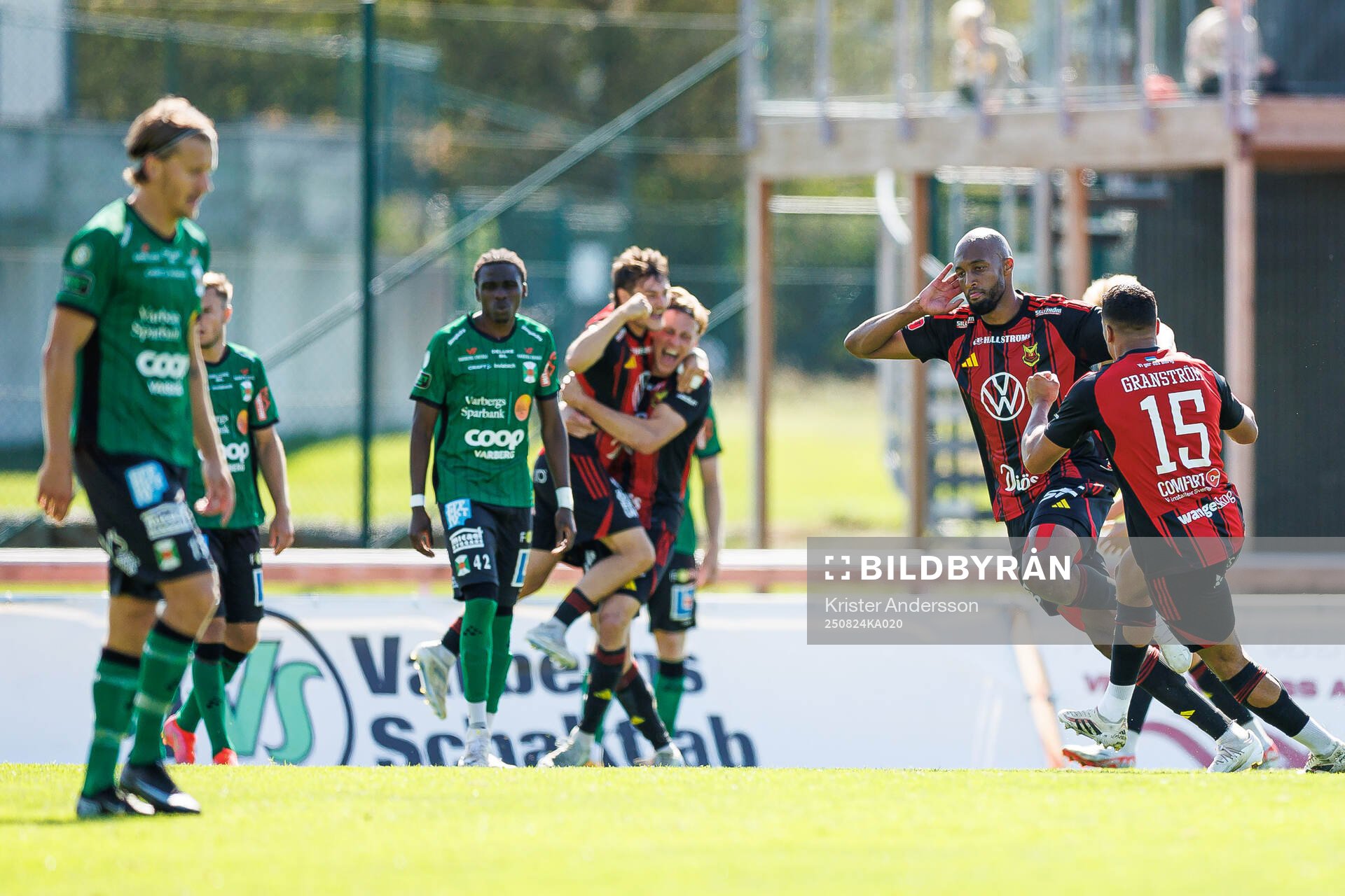 Östersunds Jabir Abdihakim Ali jublar
