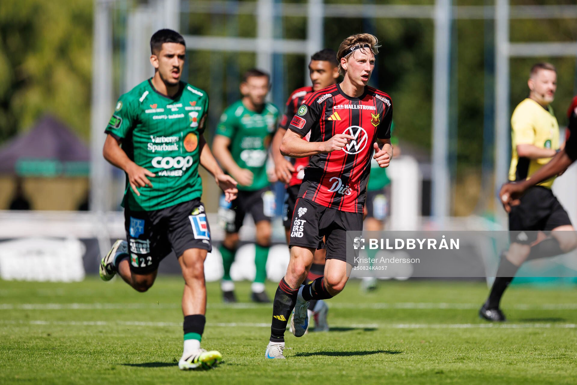 Varbergs Zakaria Loukili och Östersunds Albin Sporrong