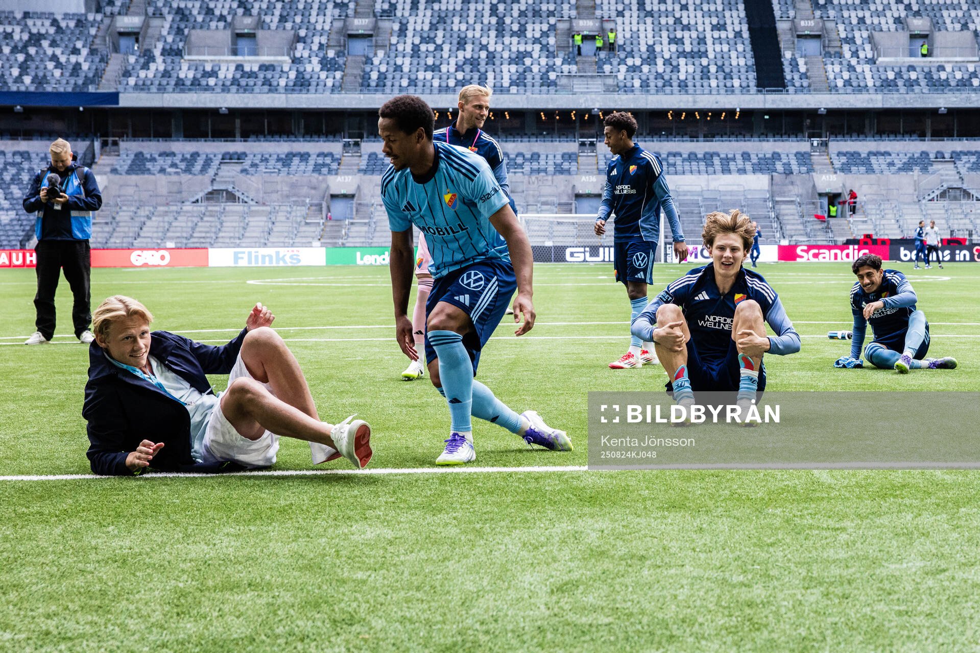 Djurgårdens Tobias Gulliksen, Zakaria Sawo och August