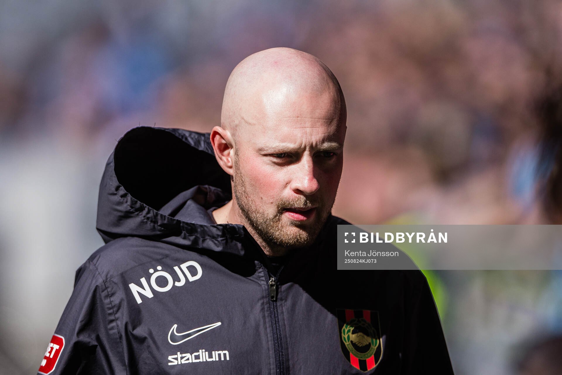 Brommapojkarnas tränare Fredrik Landén