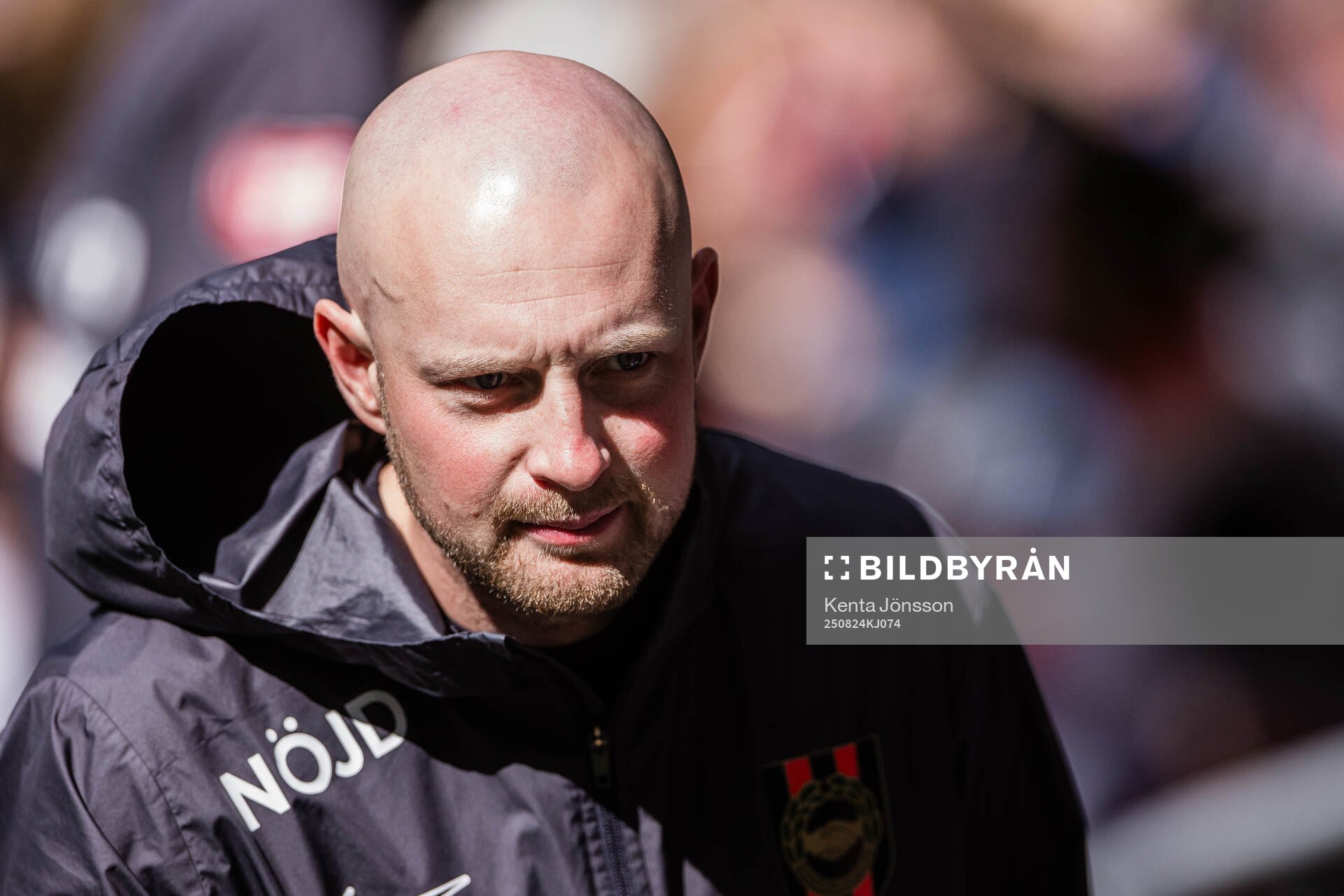 Brommapojkarnas tränare Fredrik Landén
