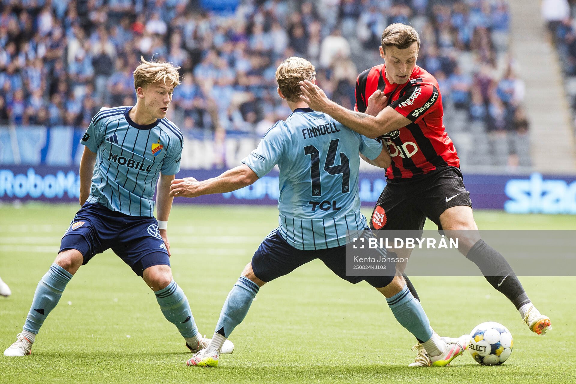 Djurgårdens Matias Siltanen och Hampus Finndell