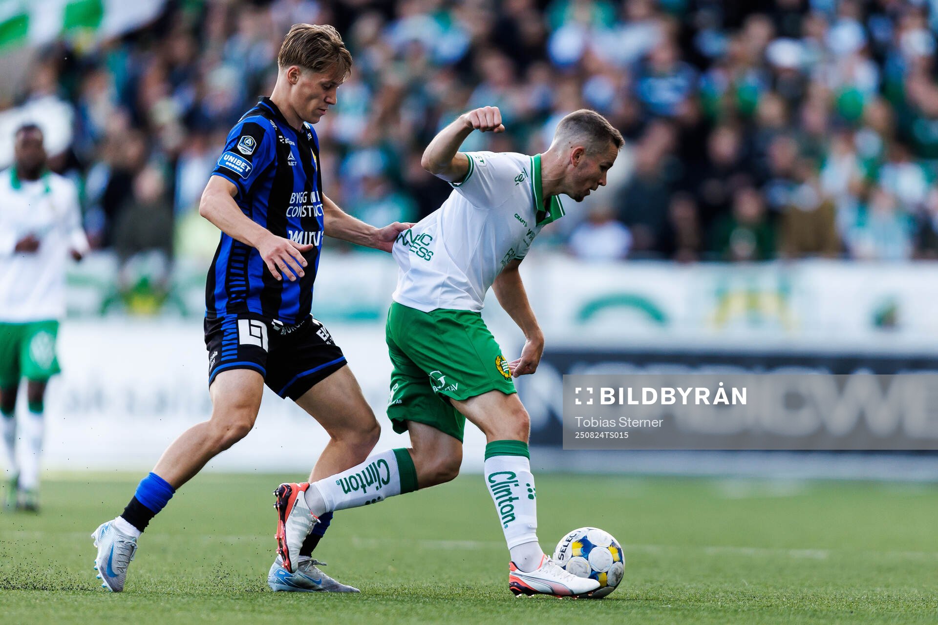 Sirius Marcus Lindberg och Hammarbys Oscar Johansson