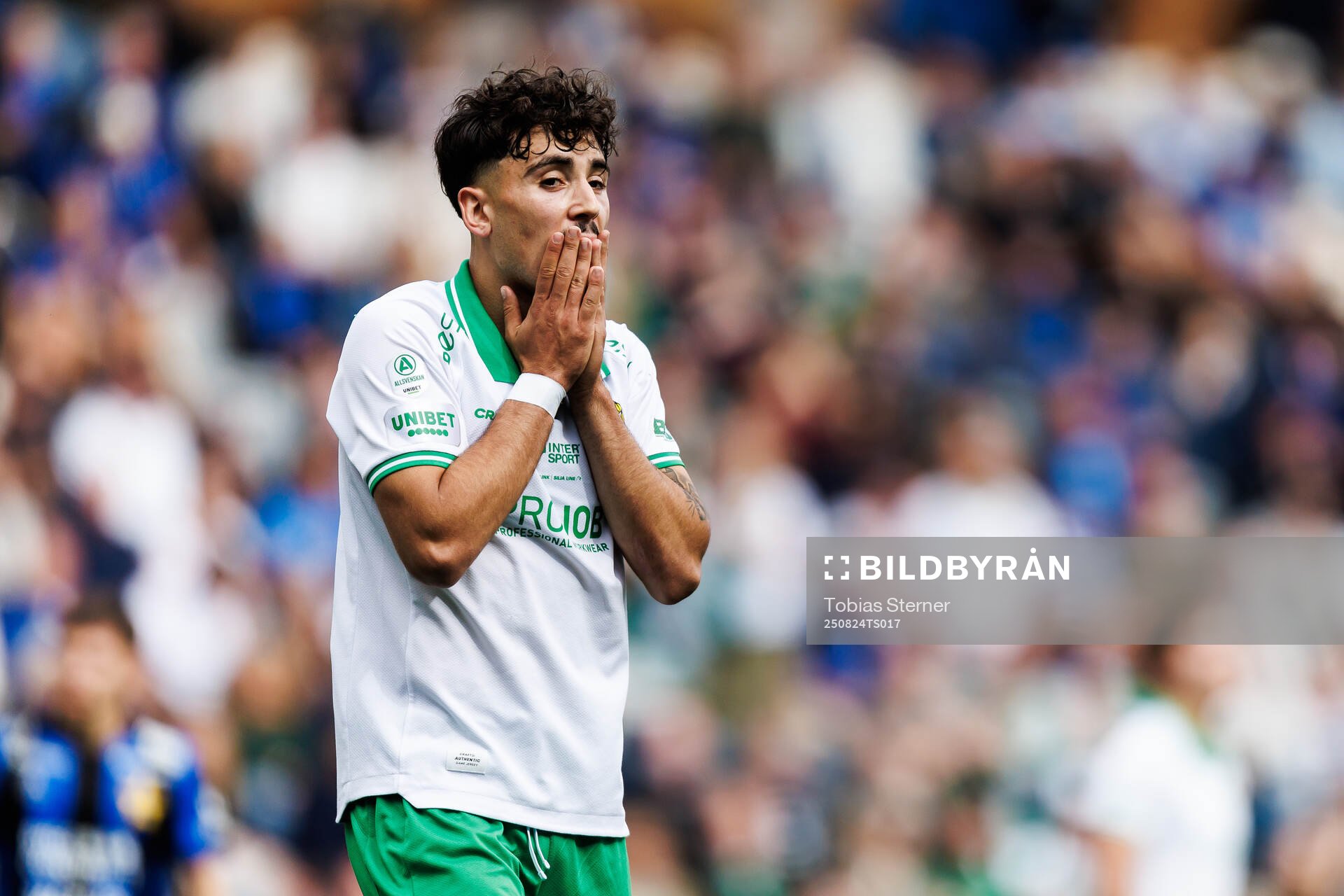 Hammarbys Sebastian Tounekti deppar
