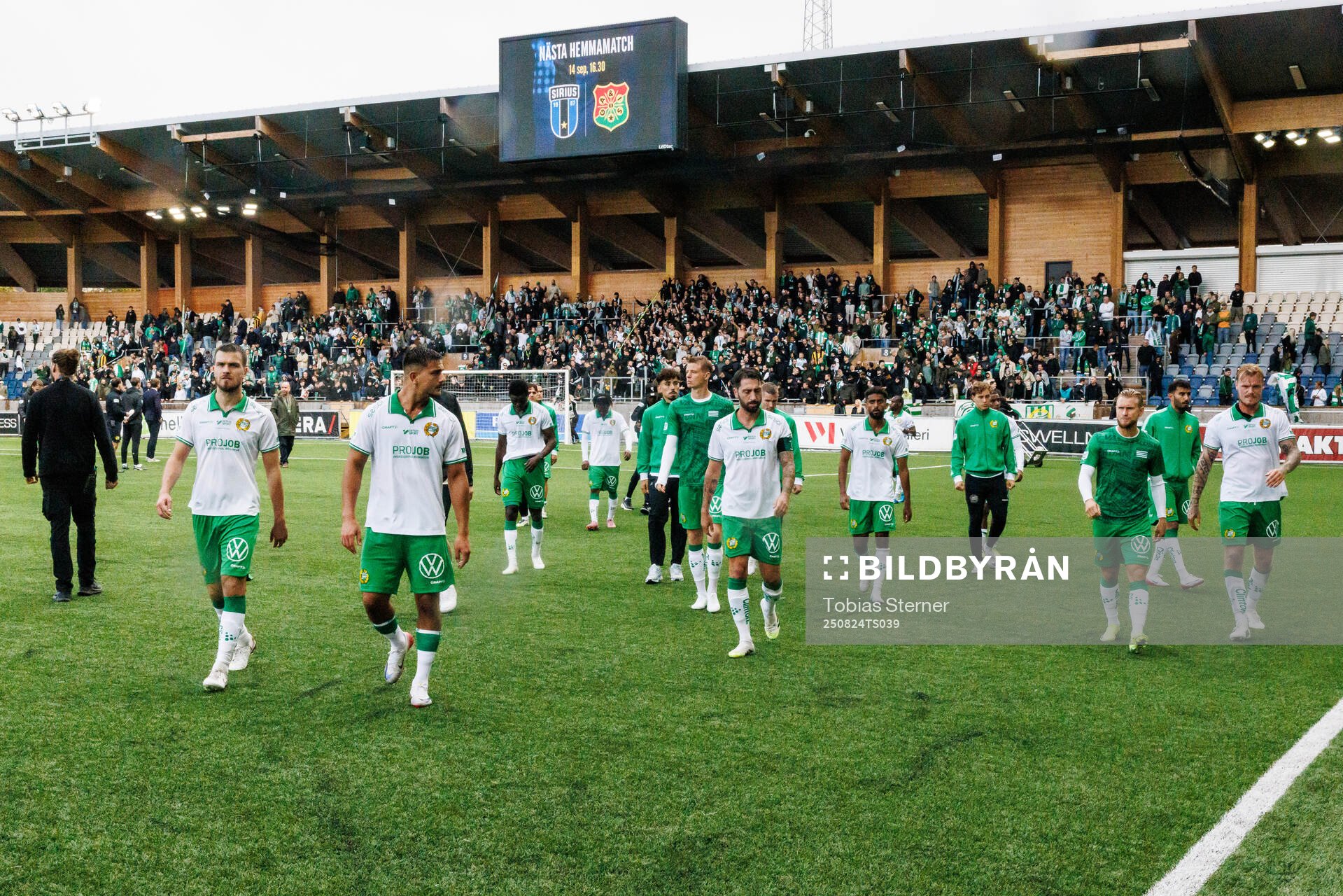 Hammarbys spelare deppar