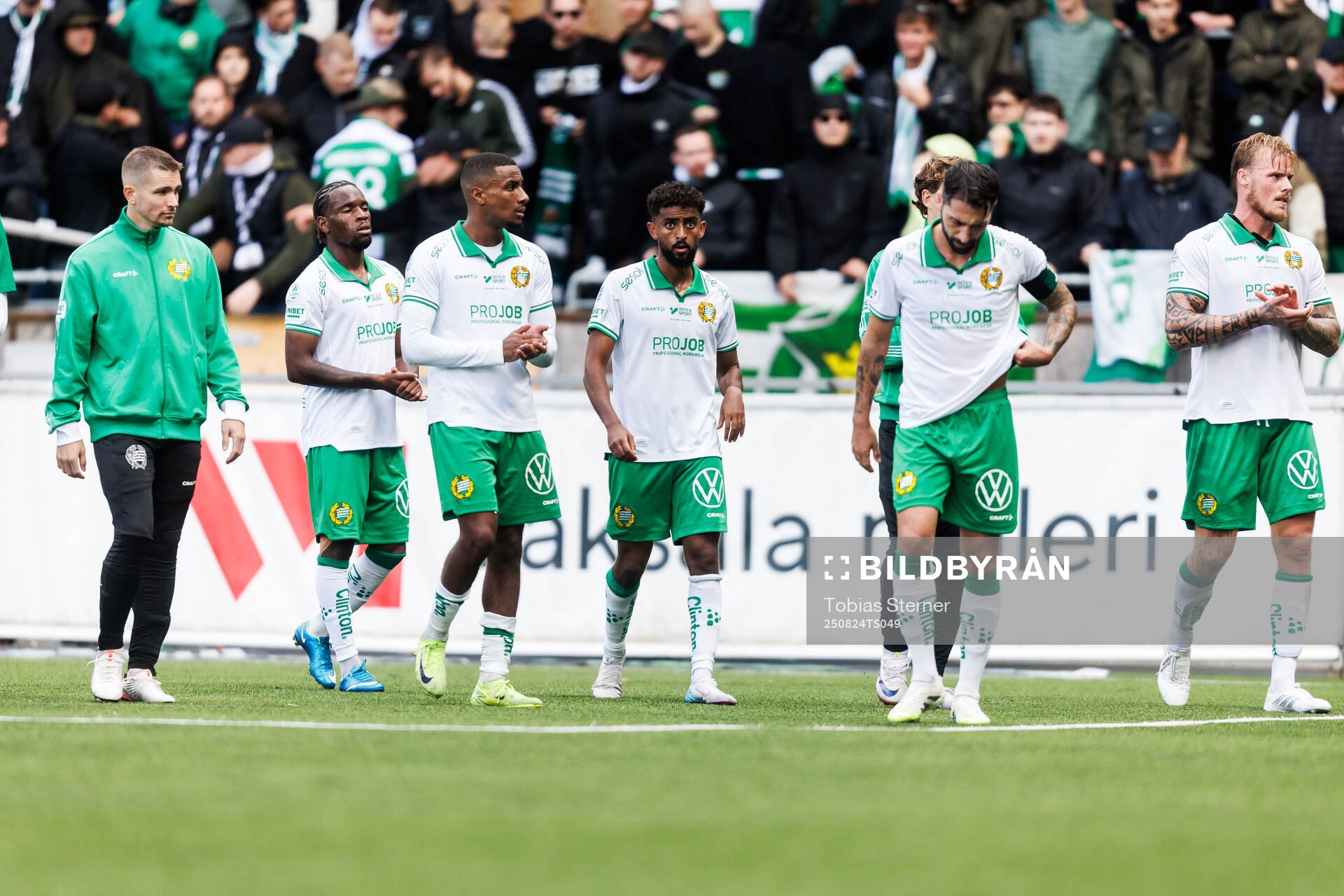 Hammarbys spelare deppar