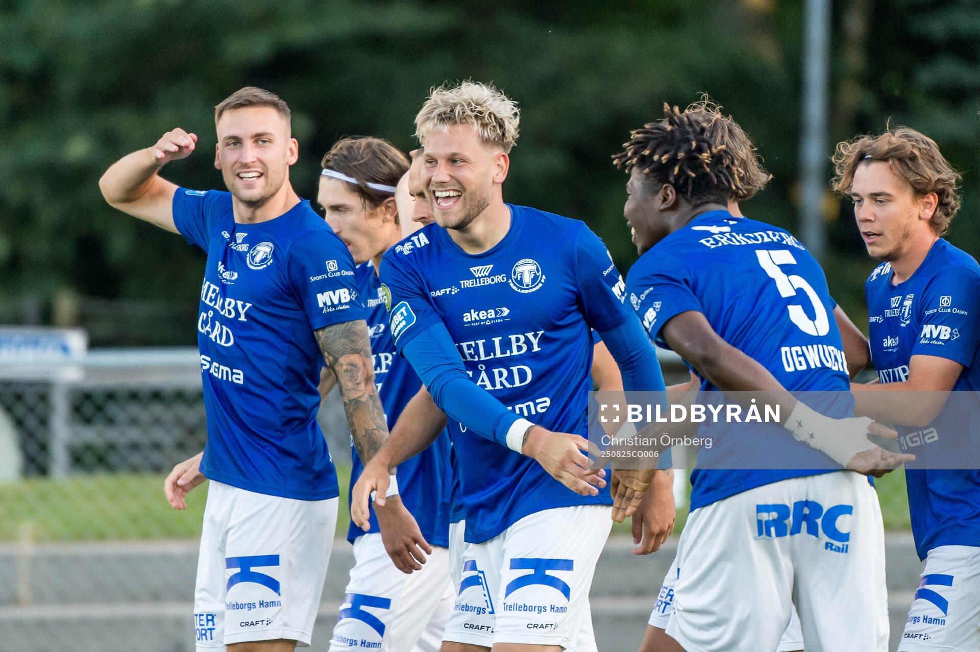 Trelleborgs Zean Peetz Dalugge jublar