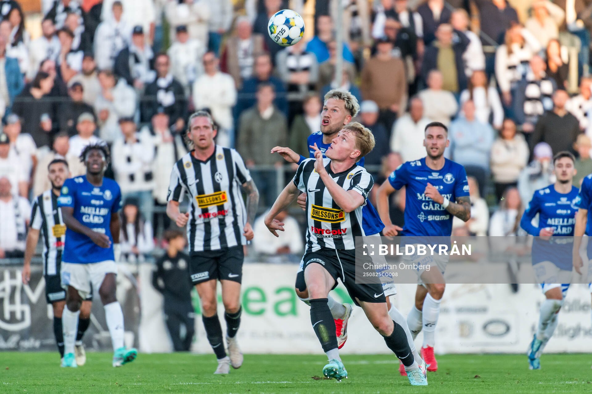 Landskronas Gustaf Westström och Trelleborgs Zean Peetz