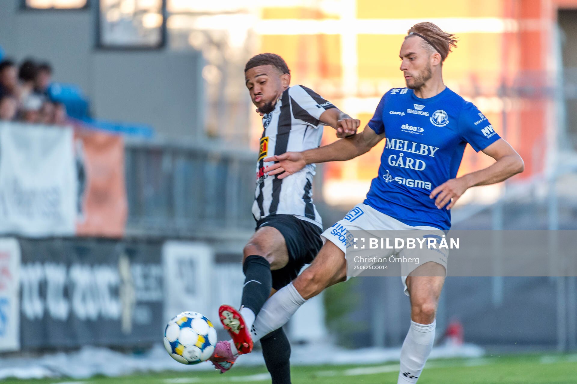 Landskronas Cameron Streete och Trelleborgs Felix Hörberg