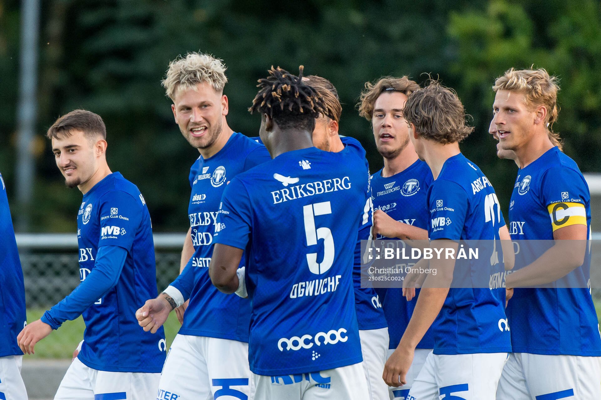 Trelleborgs Zean Peetz Dalugge jublar