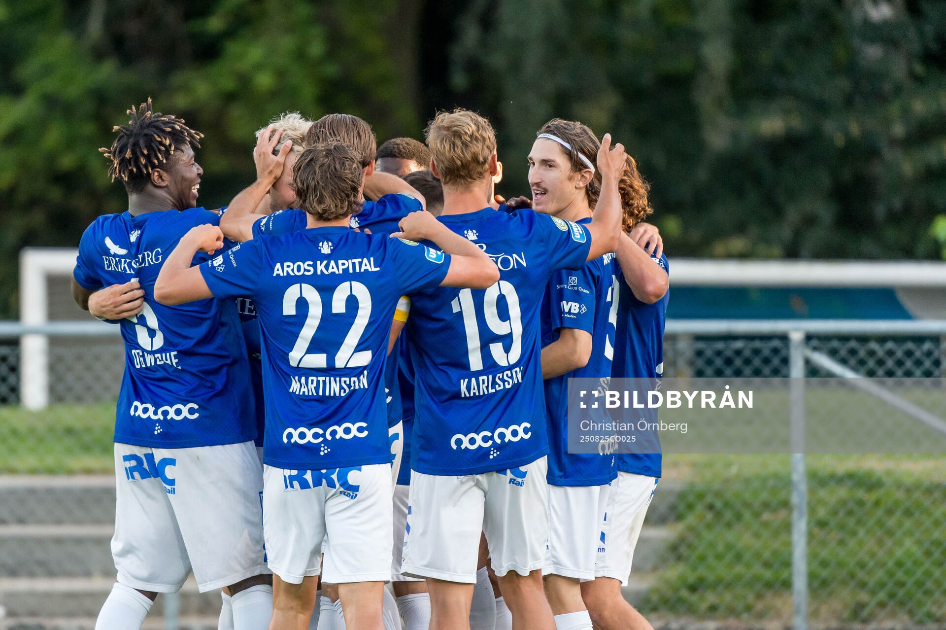 Trelleborgs spelare jublar