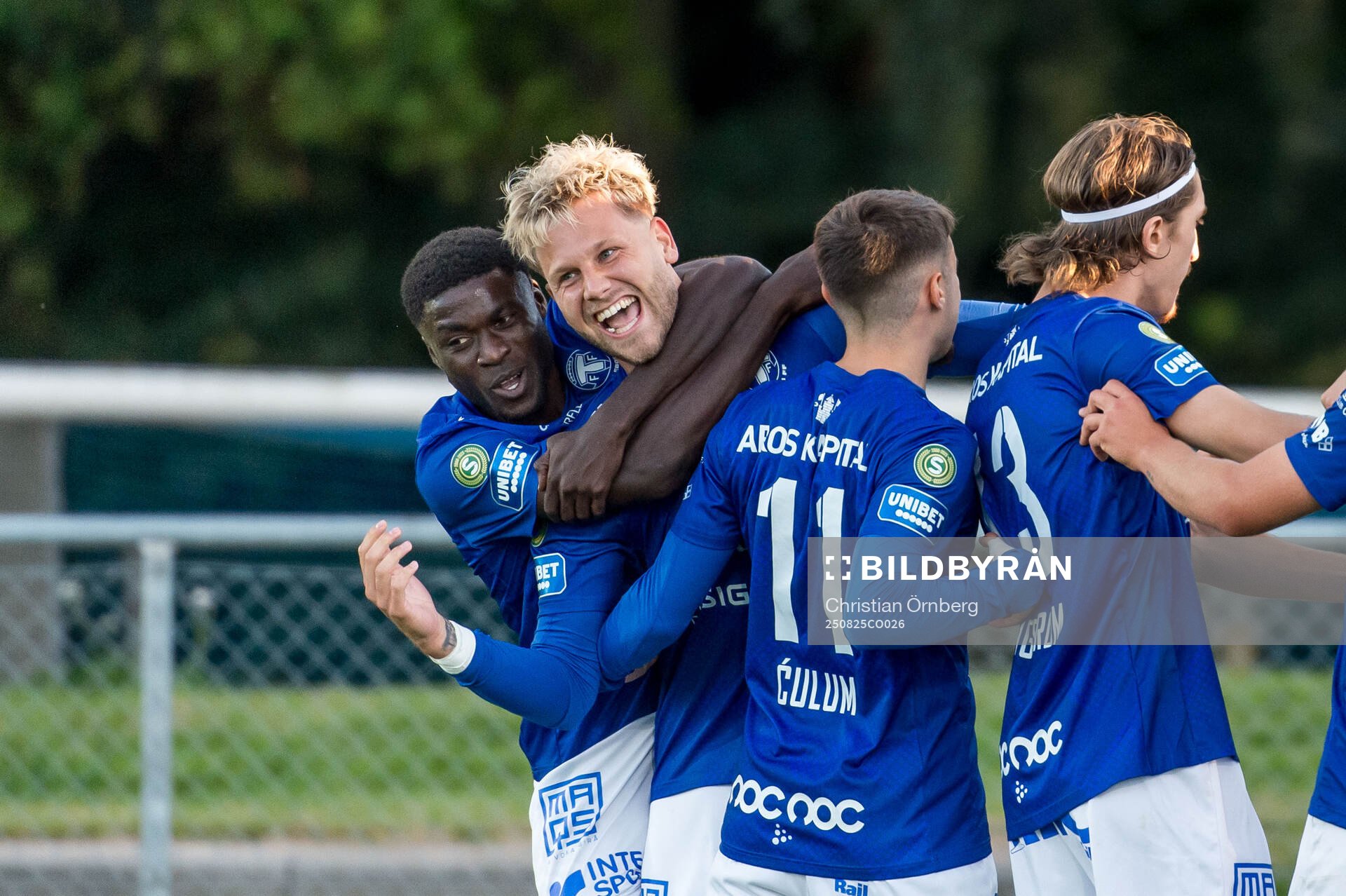 Trelleborgs Zean Peetz Dalugge jublar