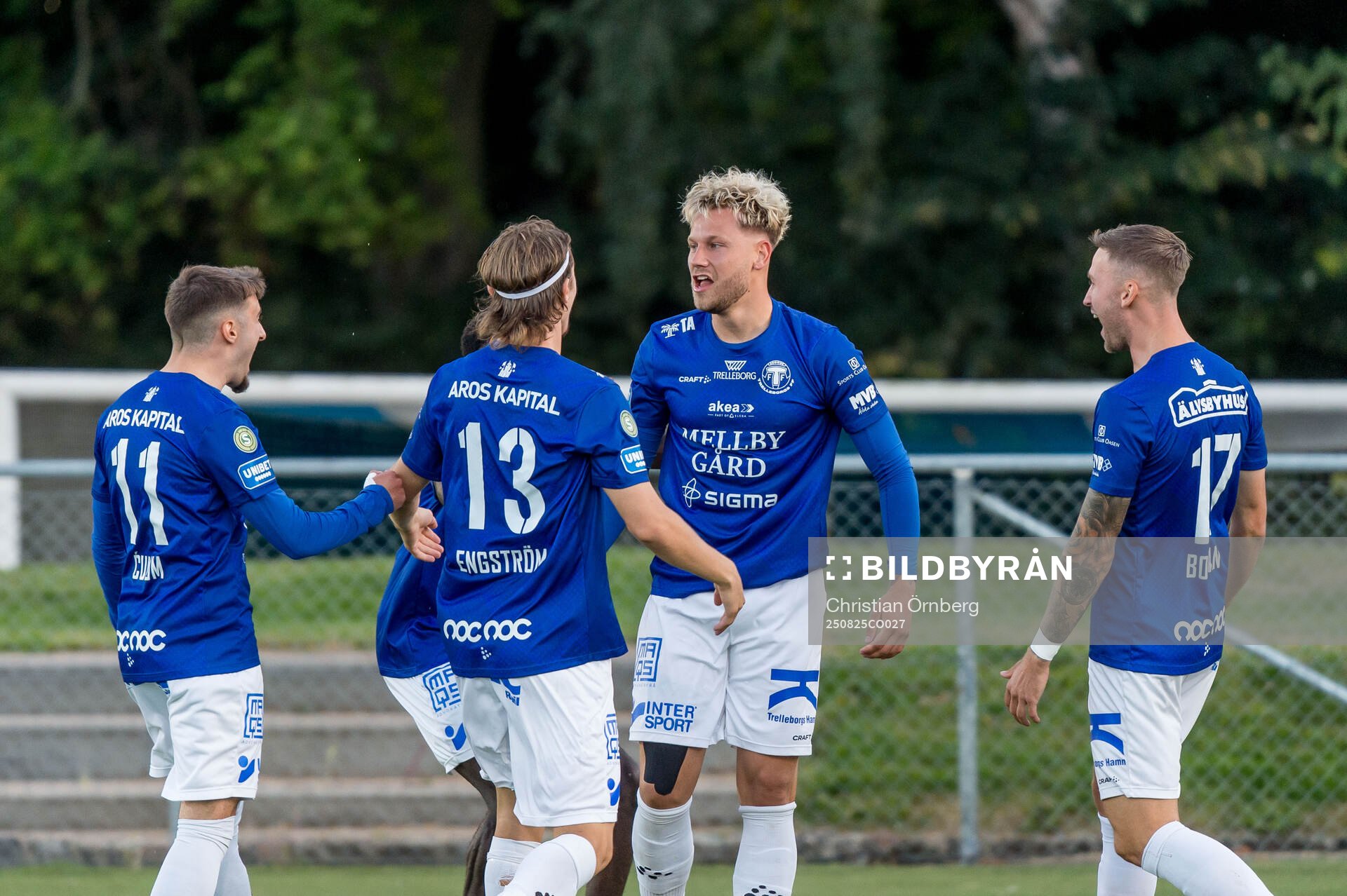 Trelleborgs Zean Peetz Dalugge jublar