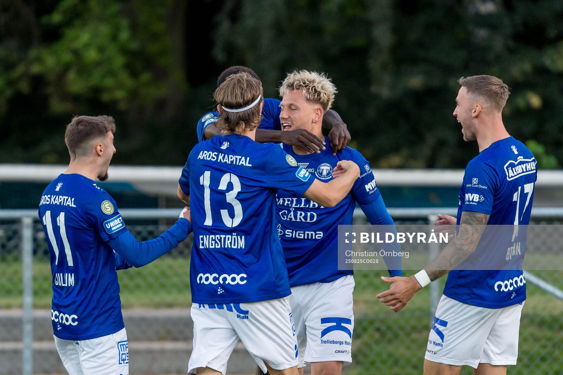 Trelleborgs Zean Peetz Dalugge jublar
