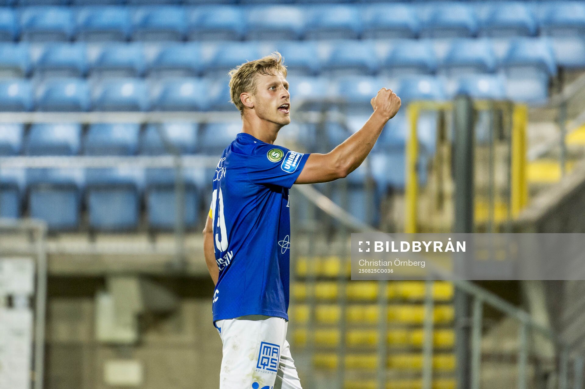 Trelleborgs Tobias Karlsson jublar