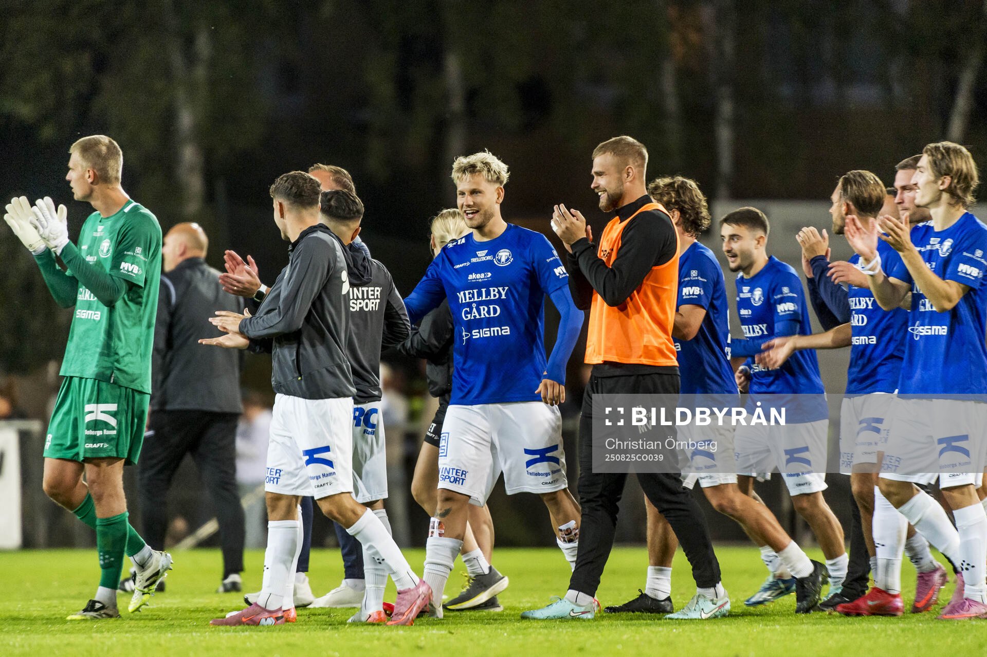 Trelleborgs Zean Peetz Dalugge jublar