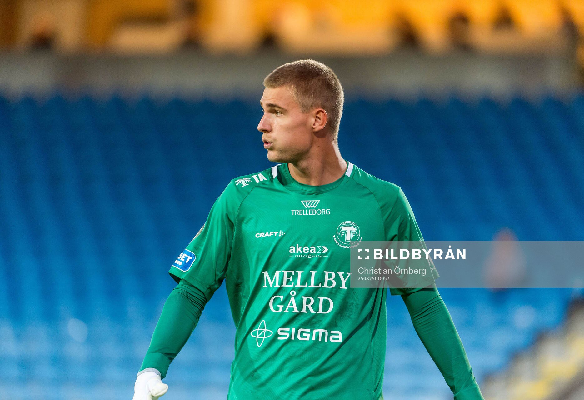 Trelleborgs målvakt Mathias Nilsson