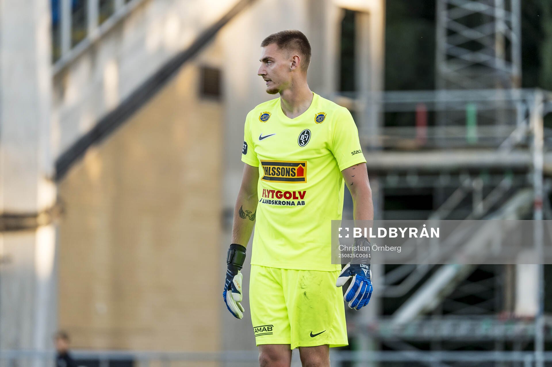 Landskronas målvakt Marcus Pettersson