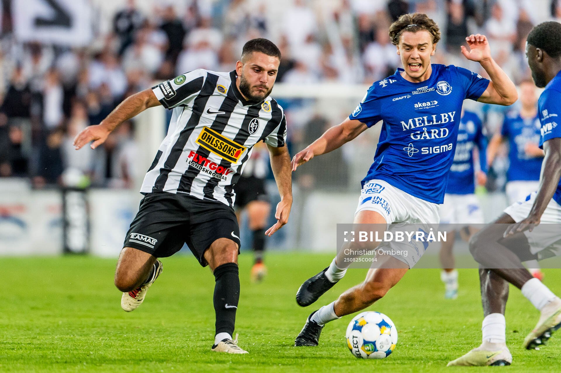 Landskronas Edi Sylisufaj och Trelleborgs Viktor