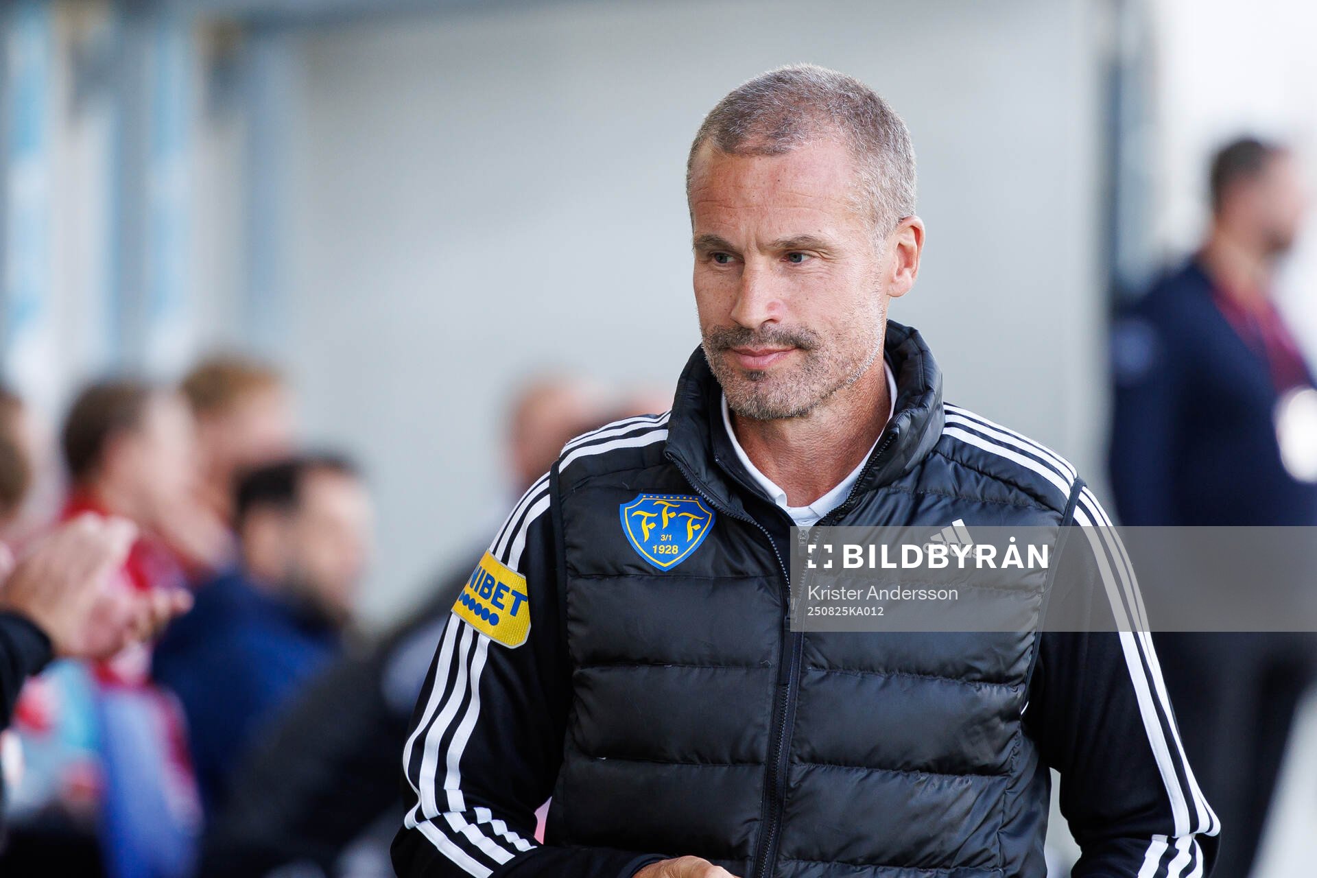 Falkenbergs tränare Christoffer Andersson