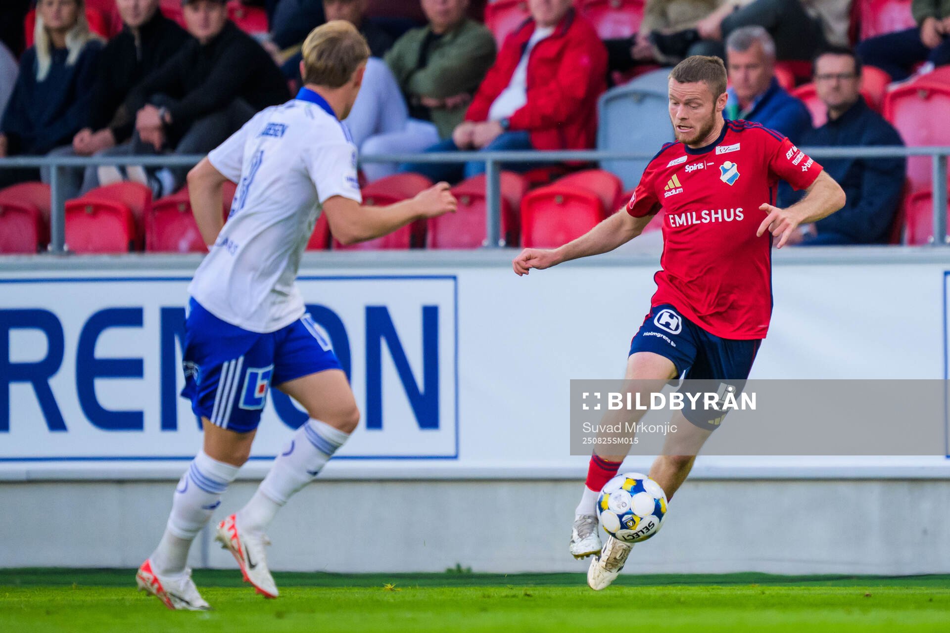 IFK Norrköpings Marcus Baggesen och Östers Daniel Ljung